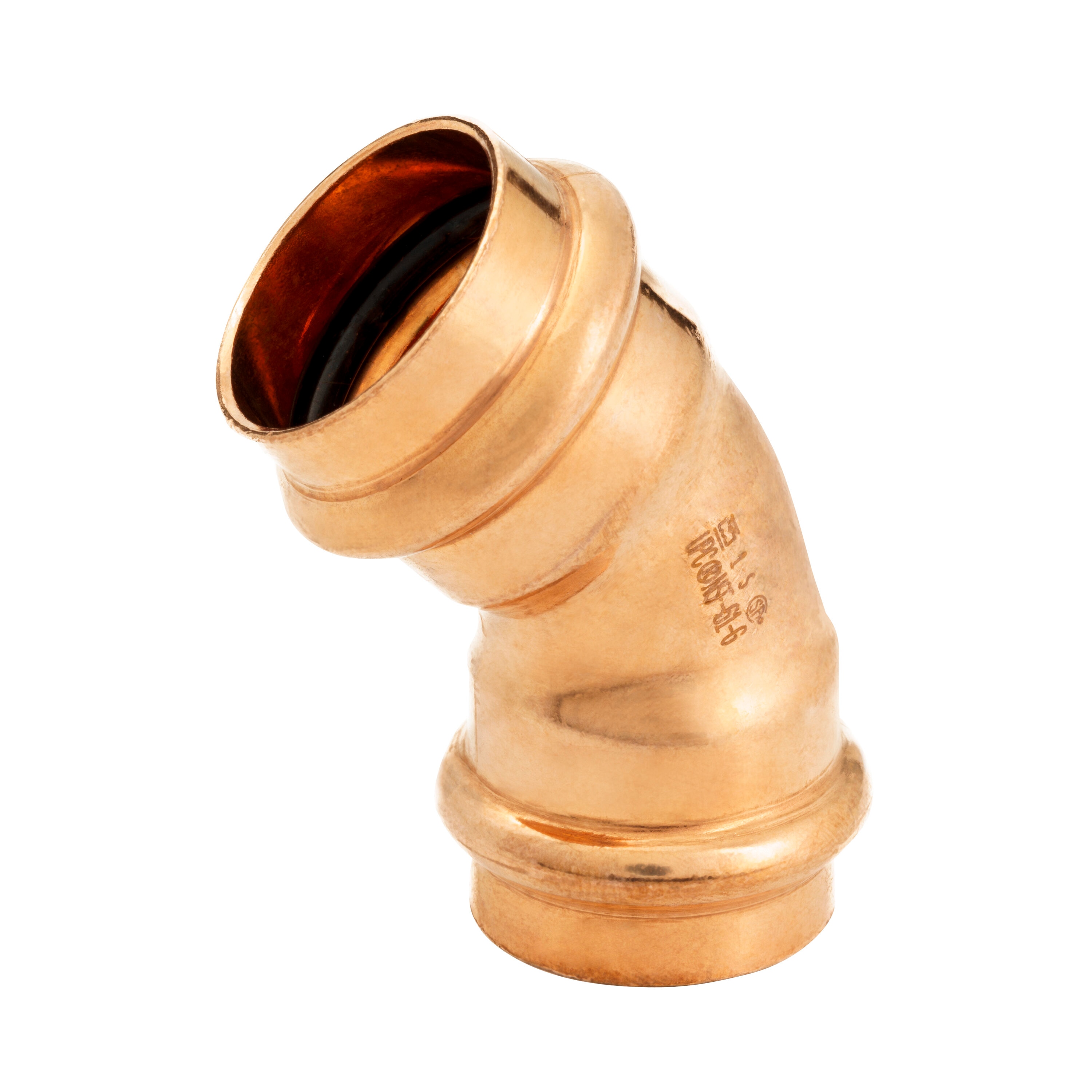 Streamline PF 03044L 1-in 45-Degree Copper Press Elbow