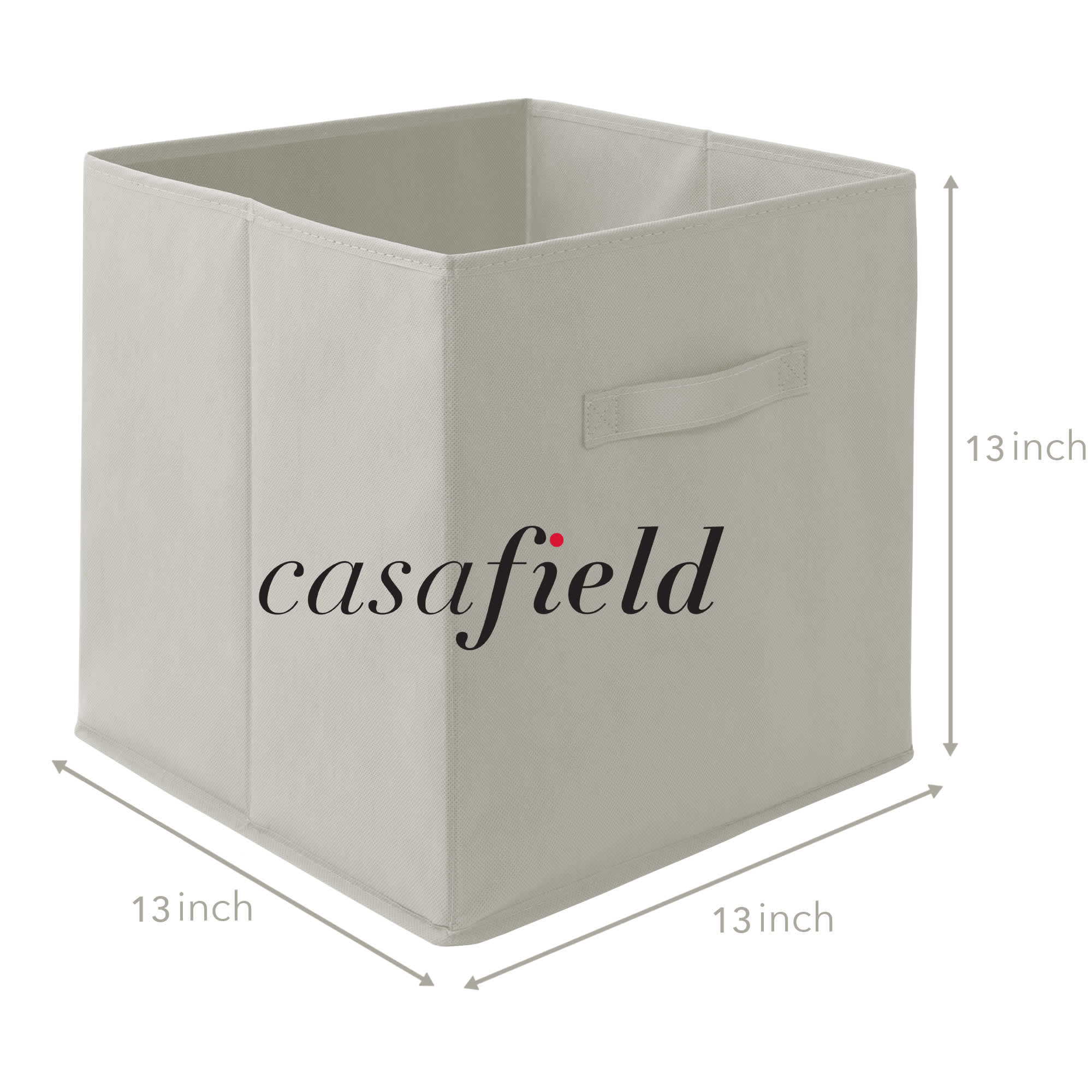 Casafield HOM-STO-13CC-LTGRY Laminate-Storage-Cubes - View #7