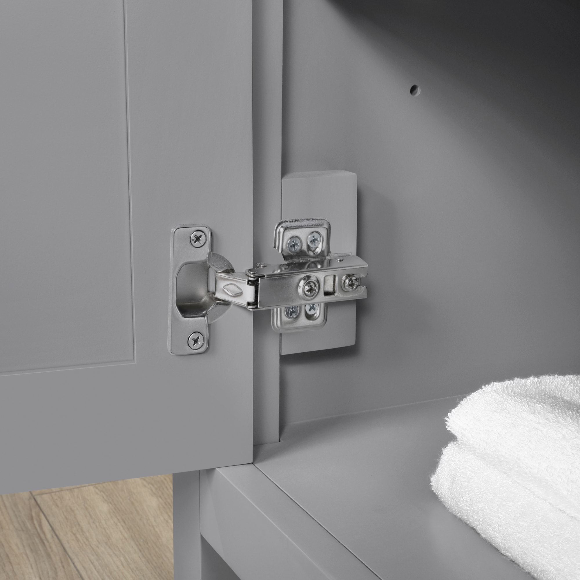 OVE Decors Laney 30in American Gray Undermount Single Sink Bathroom