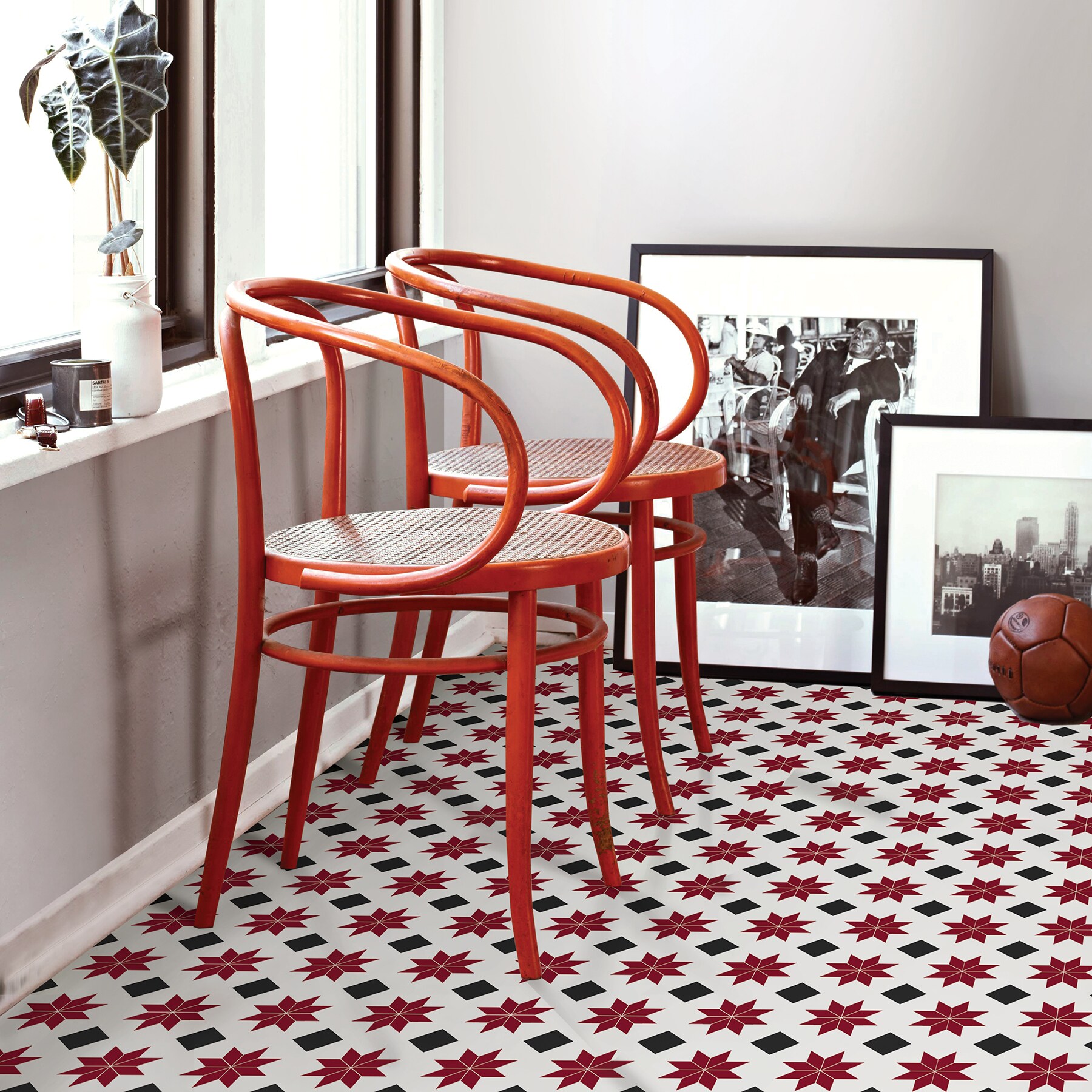 Red Vinyl Floor Tiles Kitchen – Things In The Kitchen