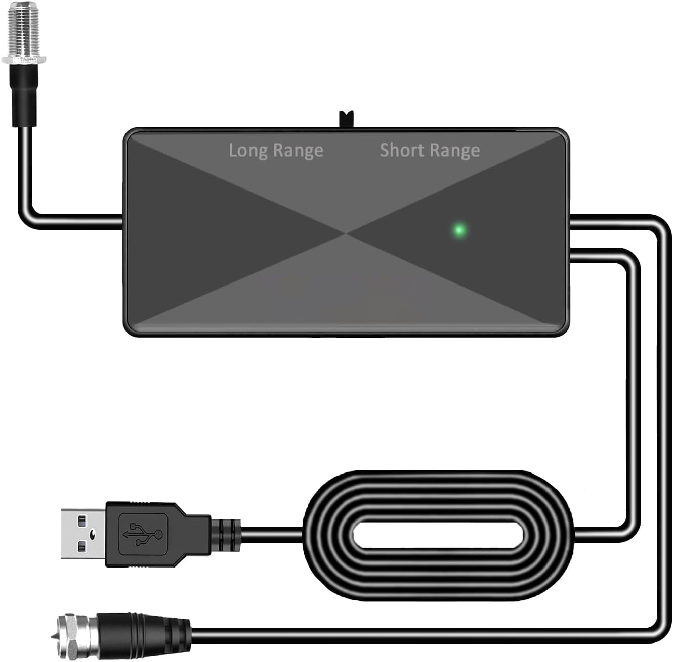 Etokfoks  Outdoor Dual Band Directional Panel Antenna 15dBi High Gain 2 4GHz 5GHz 5 8GHz Signal Booster with 10 ft RP SMA Cable