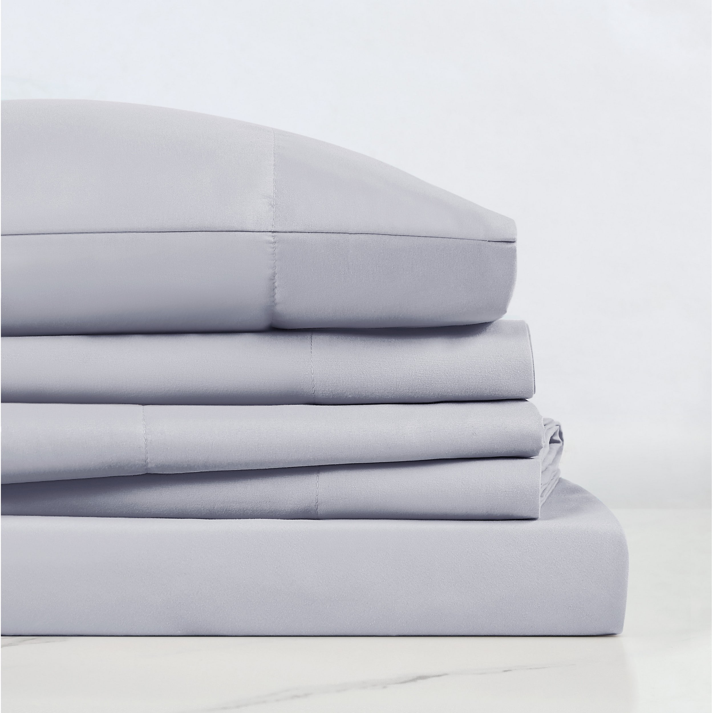 Truly Soft SS1658LAFU-4700 Full 180 -Thread Count Microfiber Lavender Bed Sheet Set