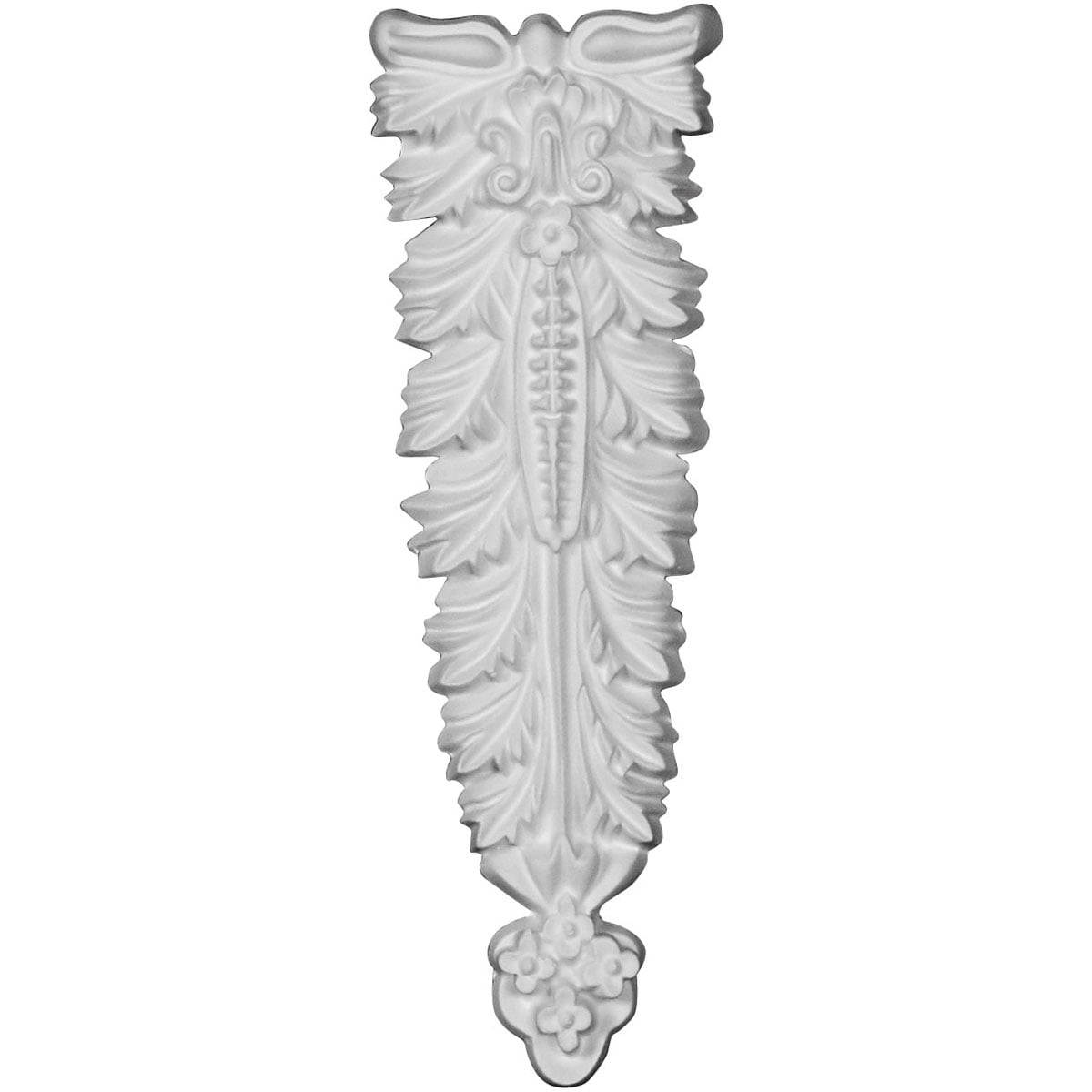 Ekena Millwork ONL02X07X01AS Ashford 2.375-in W x 6.875-in H Leaf Primed Applique