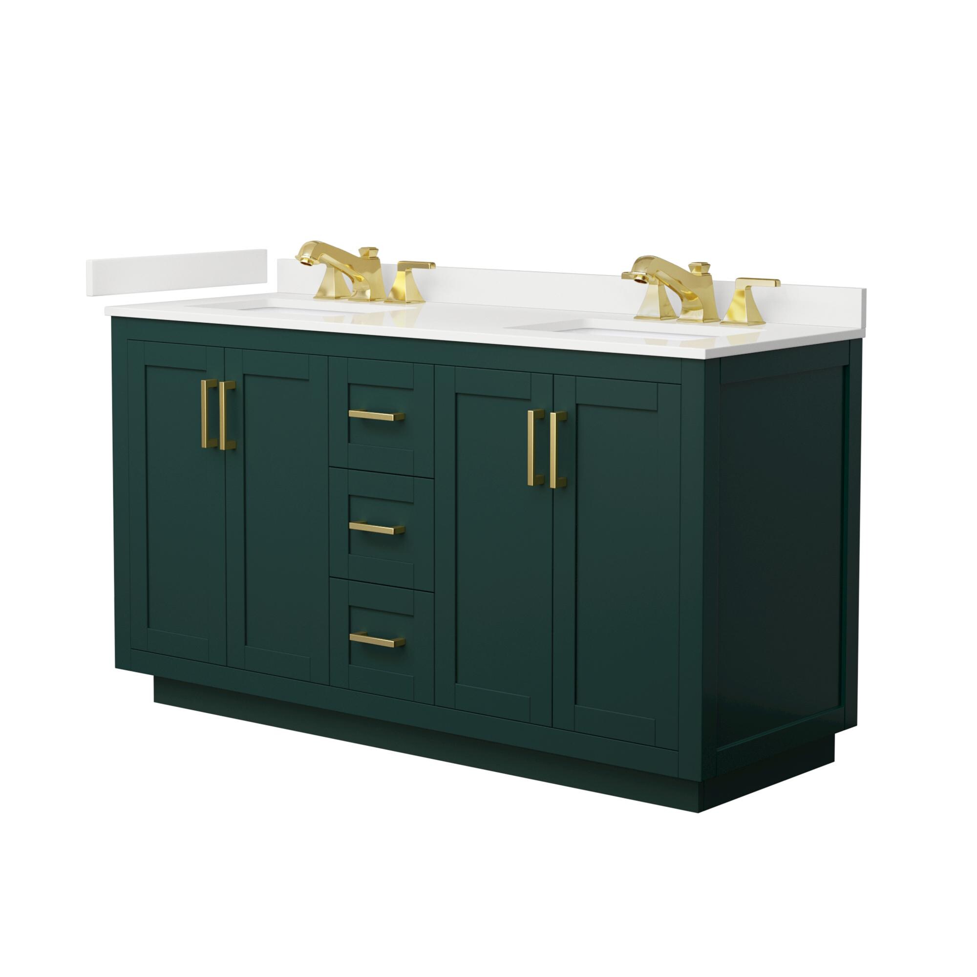 Wyndham Collection WCF292960DGDWQUS3MXX Bath-Vanity-Combo - View #2