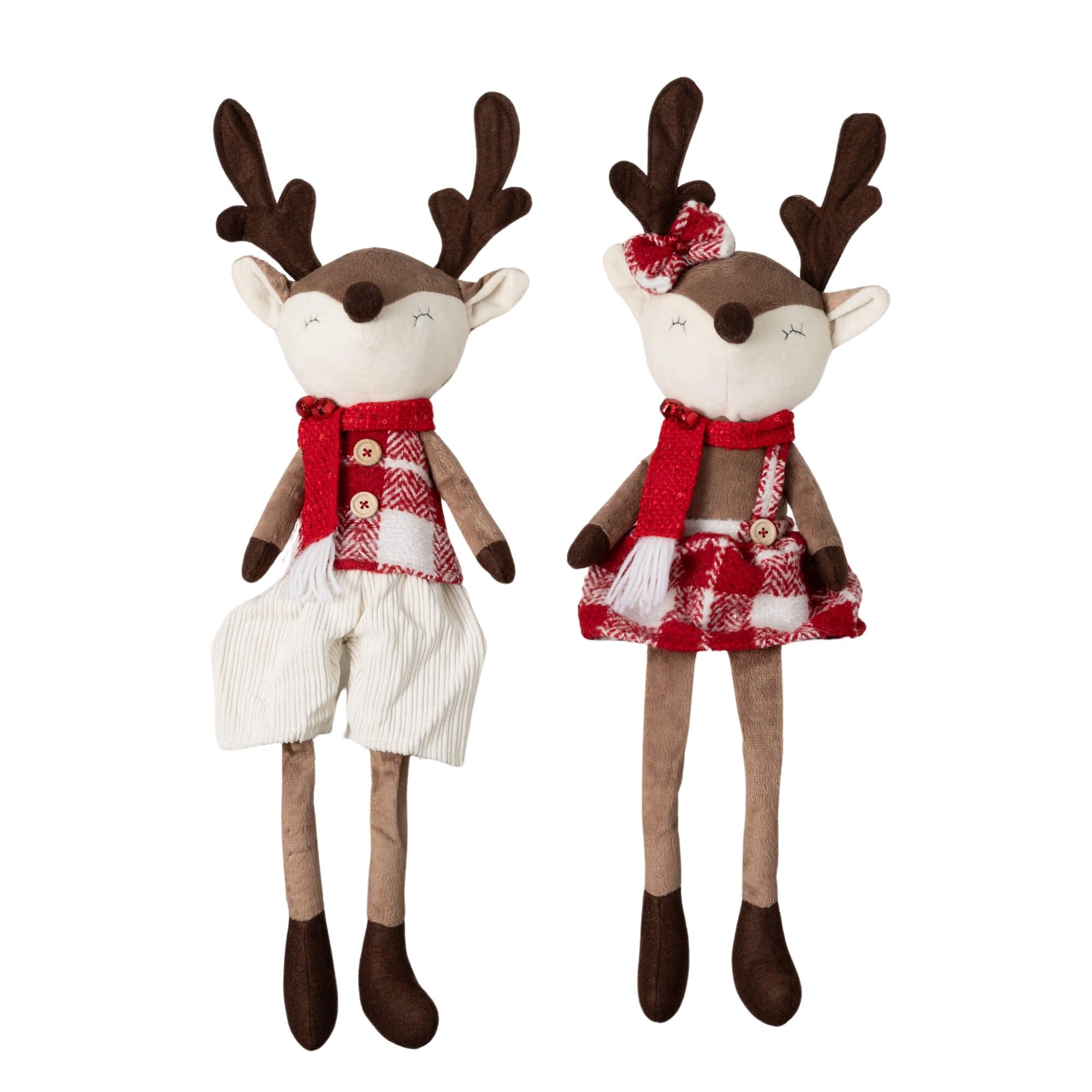 Sullivans PN4035 25.25-Inches Tabletop Decoration Reindeer 2 -Pack Christmas Decor