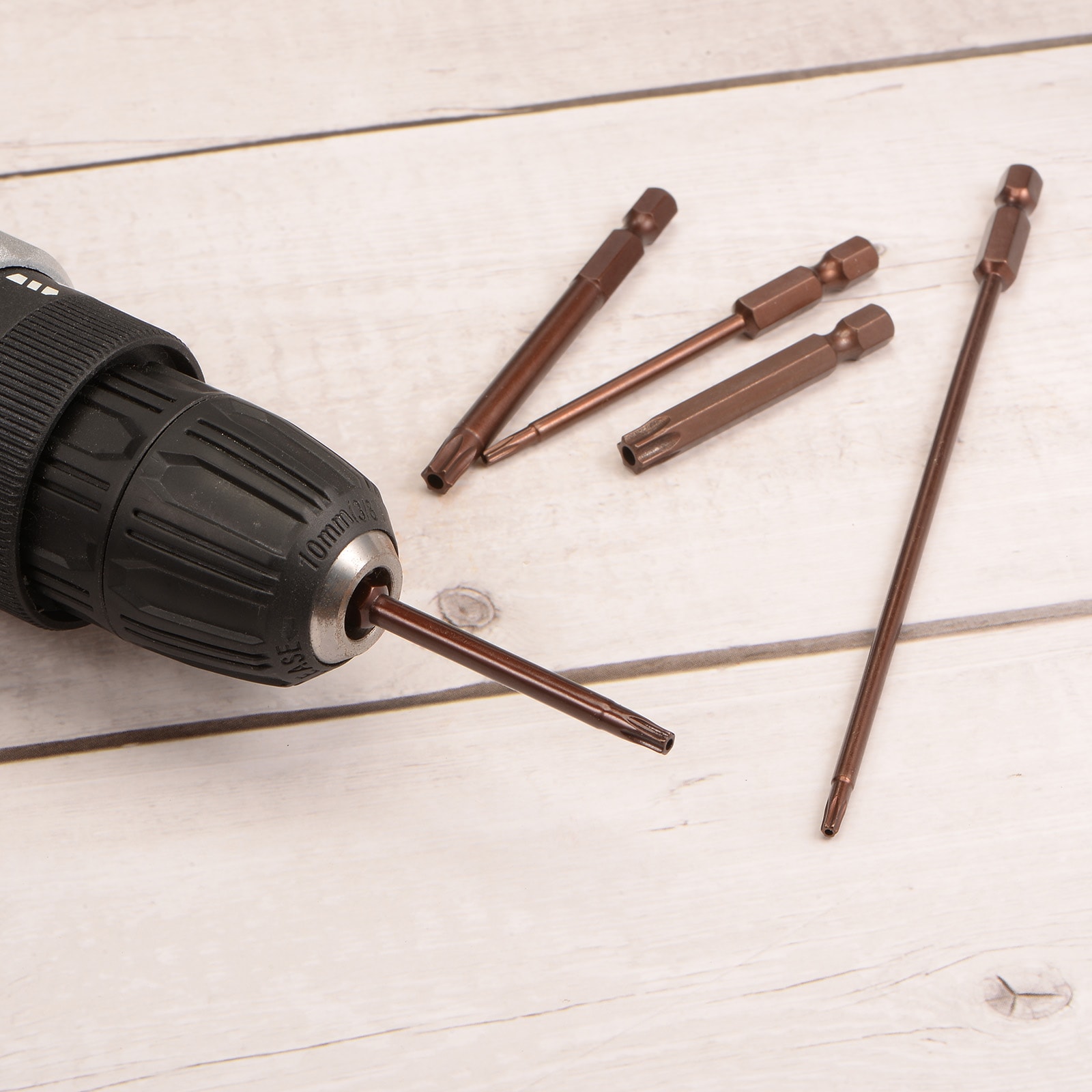 Harfington 5pcs T20 Torx Bit 1/4-Inch Hex Shank 6-Inch Length