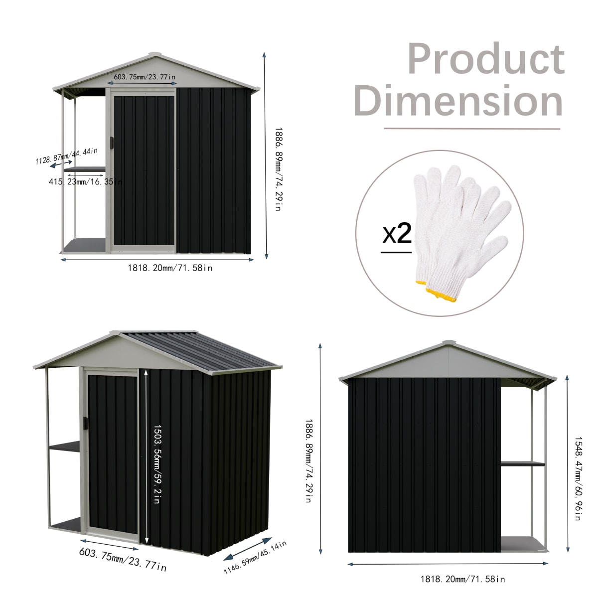 Streamdale Furniture W2794P390897 Metal-Storage-Buildings-Sheds - View #5