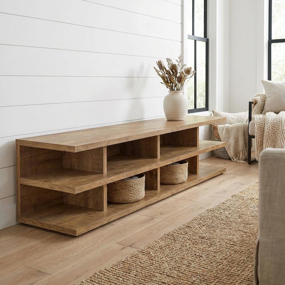FurniFact BO3942234WHT Tv-Stands - View #2