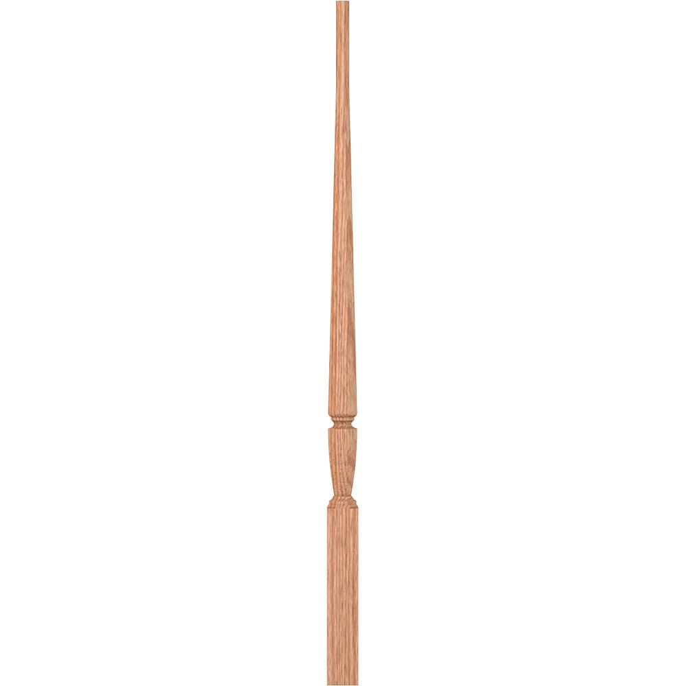 L.J. Smith Stair Systems LJP-20158-O 38 38-in x 1.75-in Unfinished Red Oak Pin Top Stair Baluster