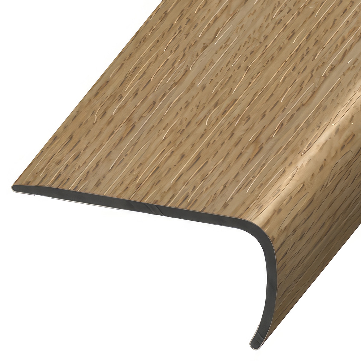 Versatrim VE-113108 Classic MaxCore Lucida-Classic MaxCore-Pioneer Oak 1-in T x 2-in W x 94-in L PVC Square cap