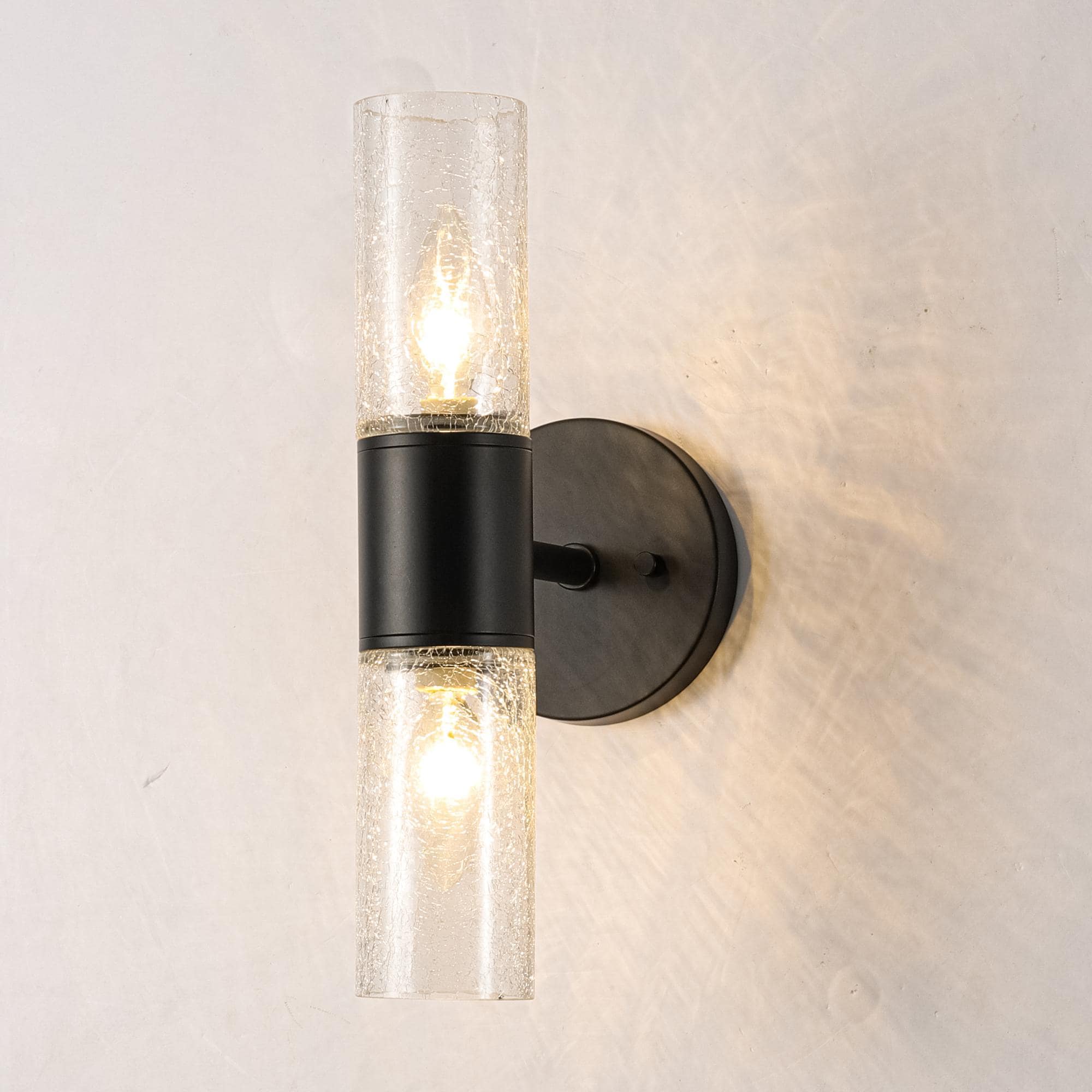 Rennnsan VL810156328 Kendre 5.1-in 2 -Light Matte Black Modern/contemporary Vanity light