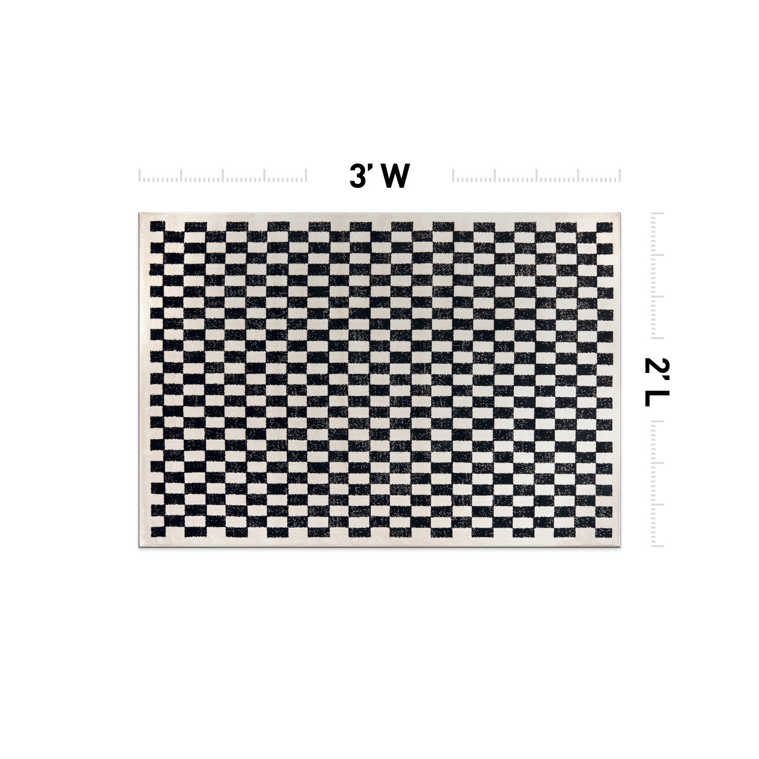World Rug Gallery WR102BLACK2X3 rugs - View #2