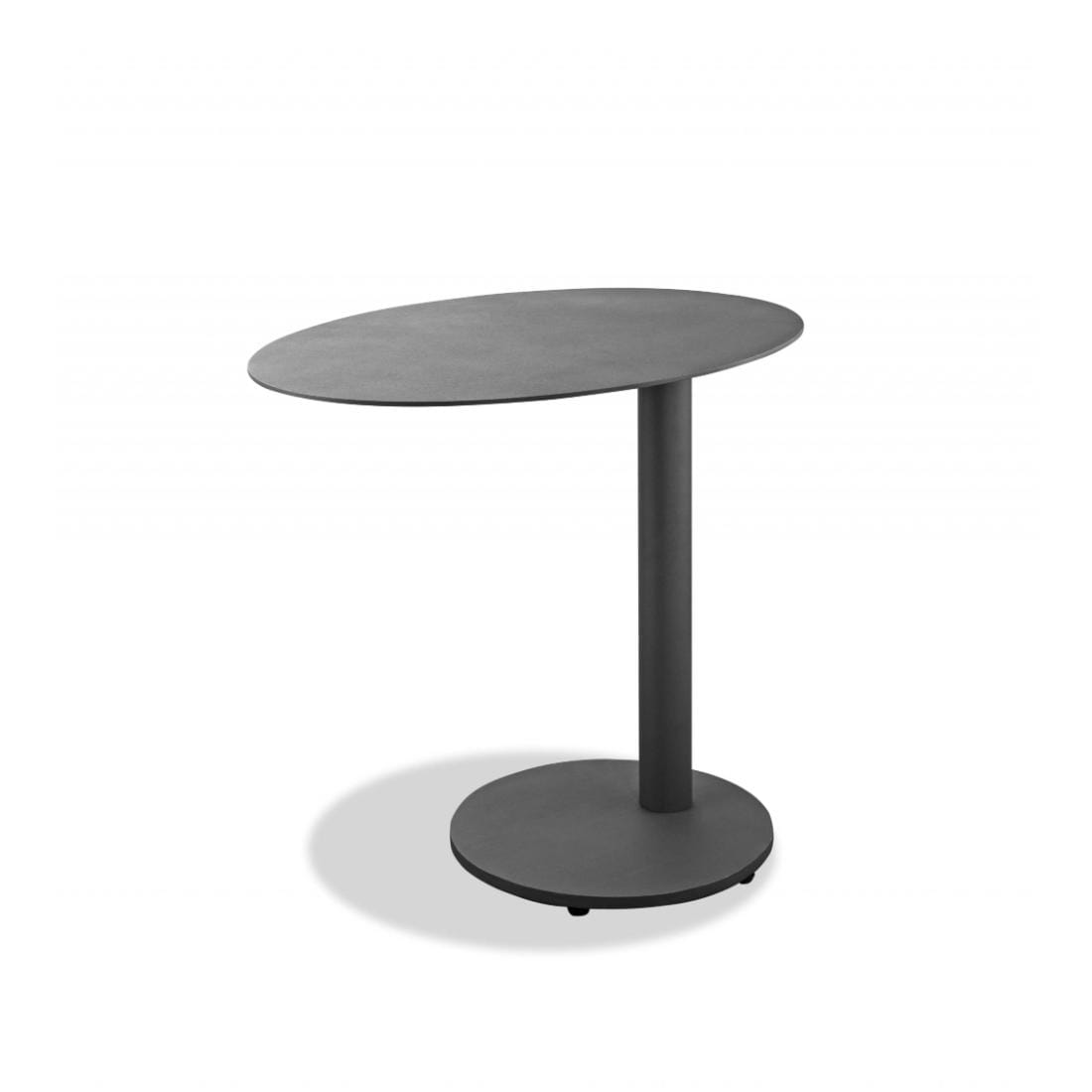 HomeRoots 372280 Danielle 20-Inches W x 20-Inches H Powdered Metal Oval Modern End Table Assembly Required