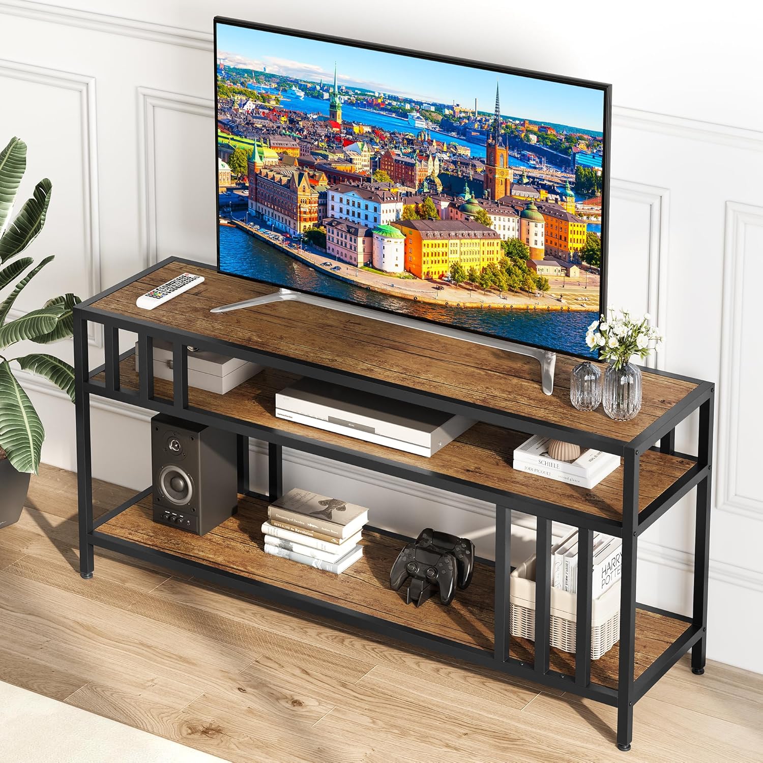 Qeetex LHF-DSG-PHO-159RB04O Tv-Stands - View #3