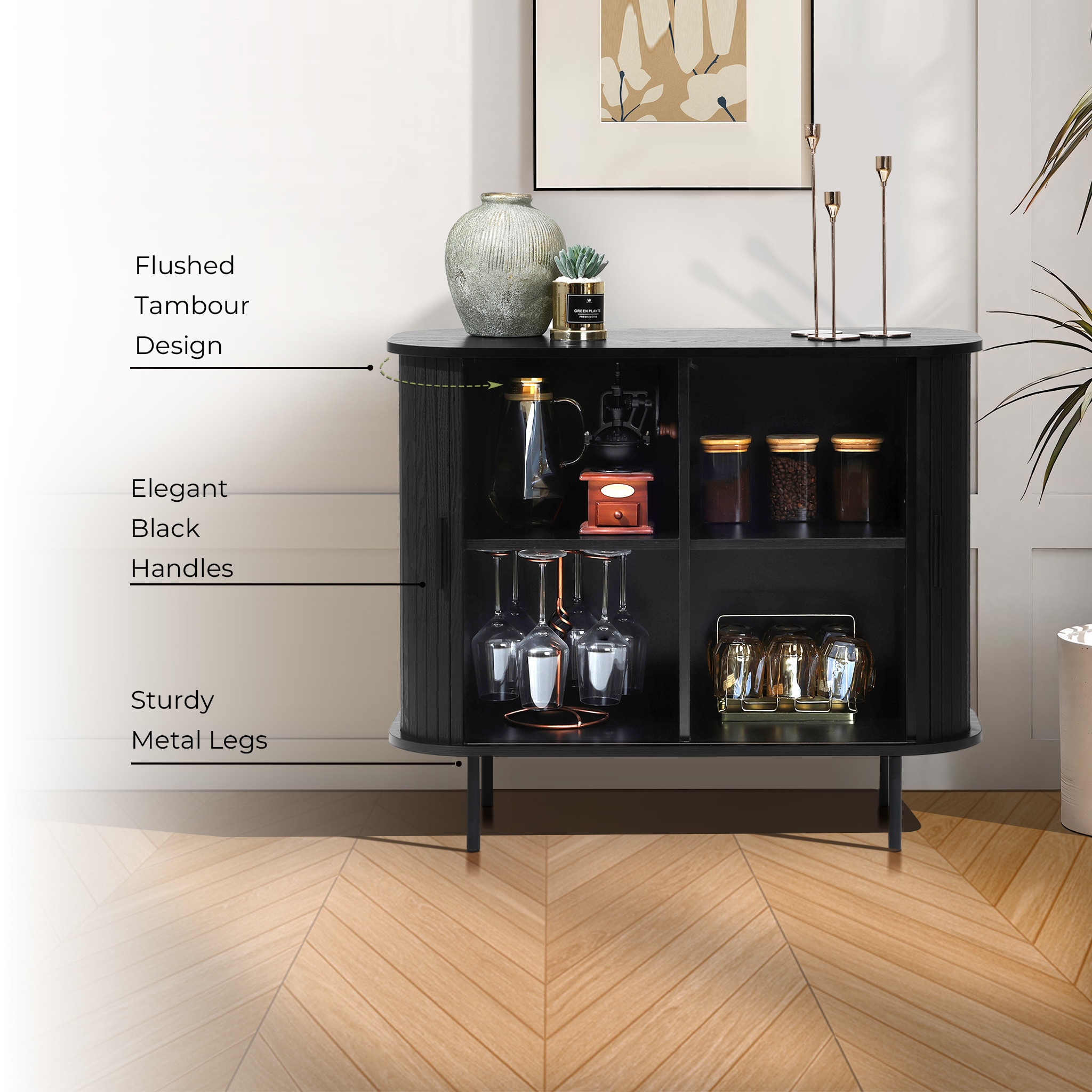 LuxenHome WHIF1980-BLK chests - View #3