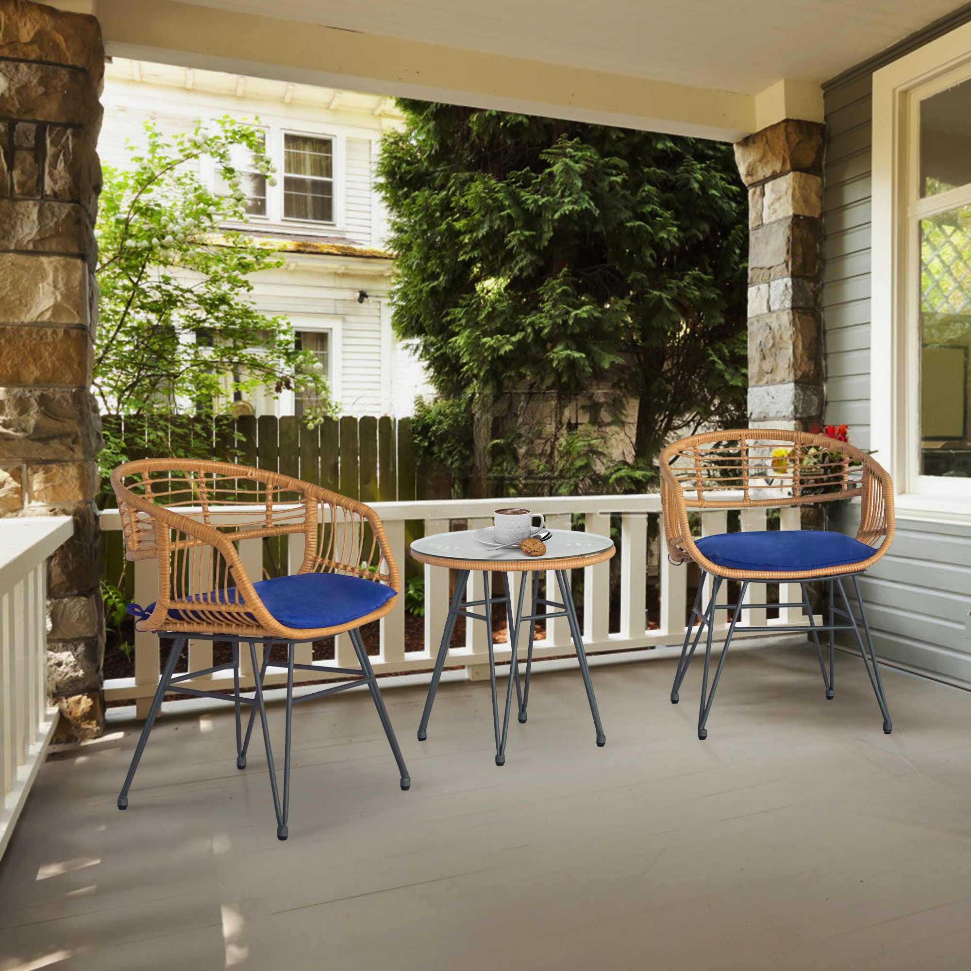 Grearden ZHSFV001-BL Patio-Conversation-Sets - View #3