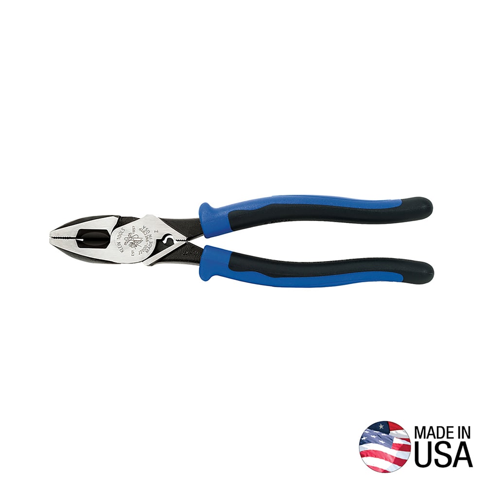 Klein Tools D213-9NETP 9 High-Leverage Side Cutting Fish Tape Pulling Pliers
