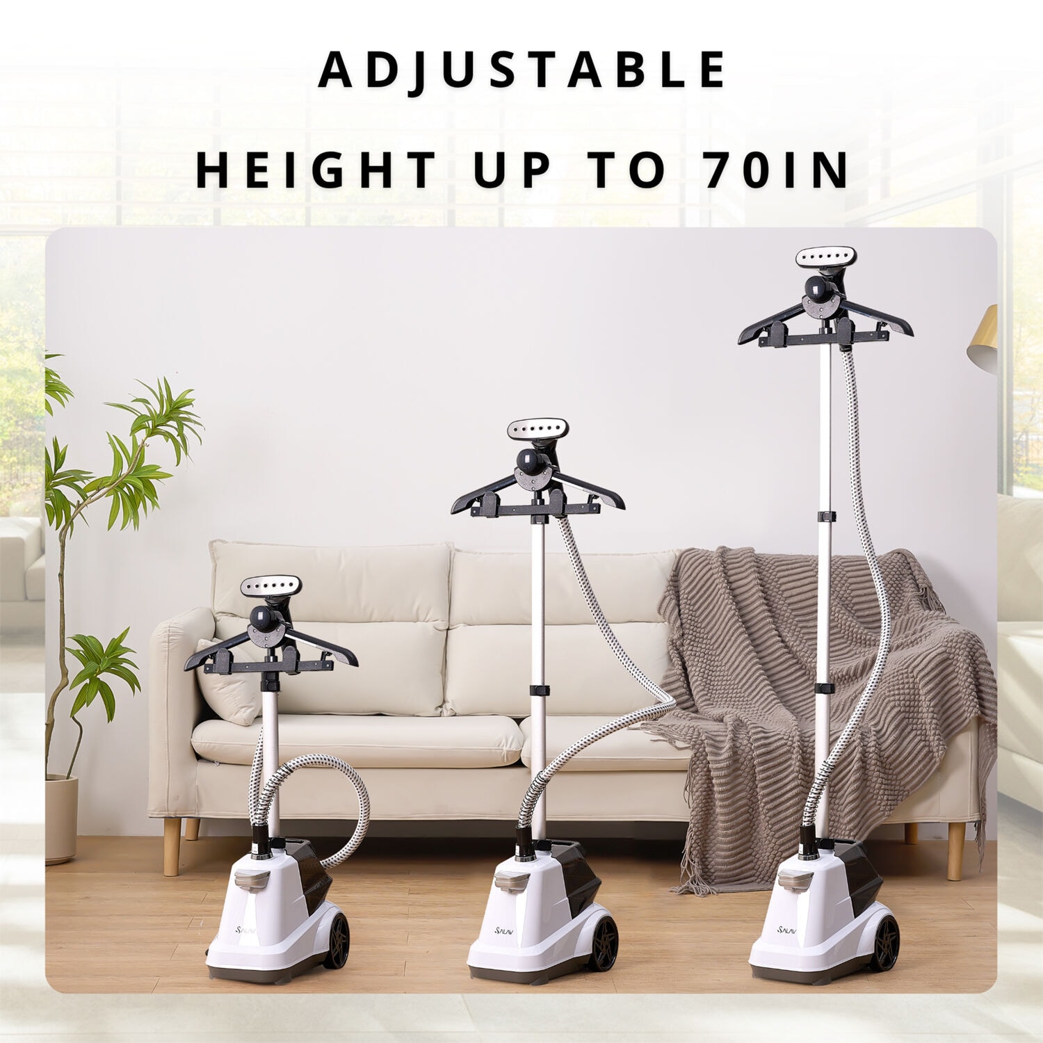 Salav X3-WHITE Fabric-Steamers - View #4