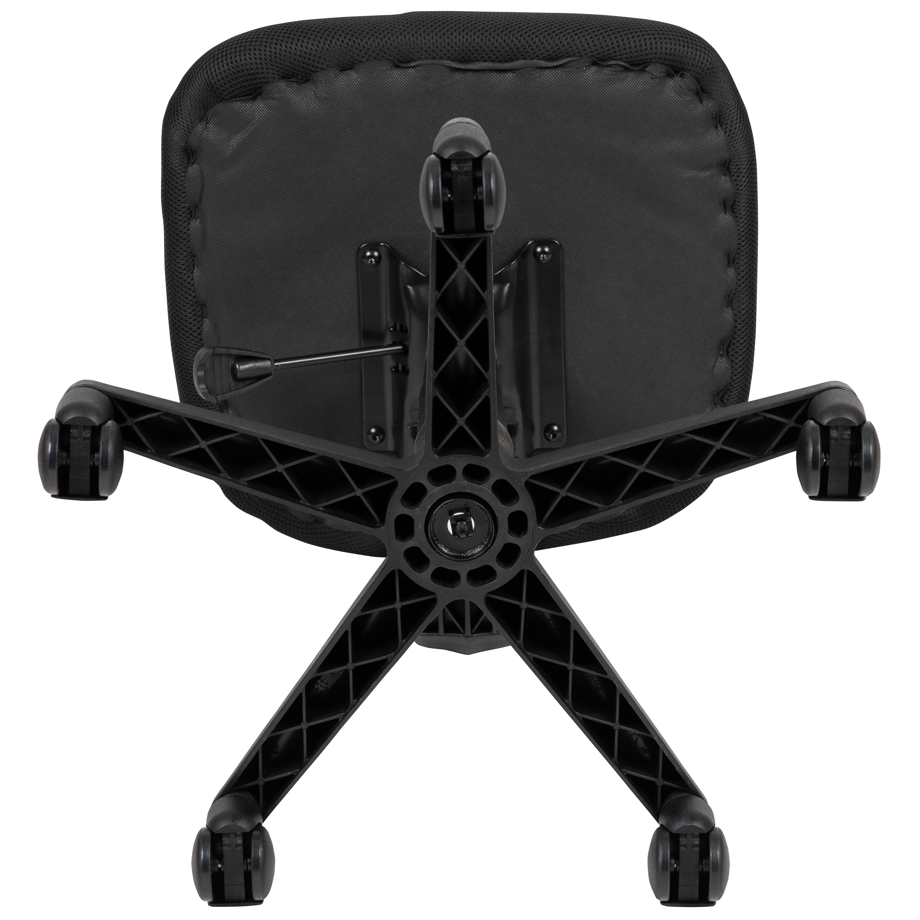 Ergonomic Mid-Back Black Mesh Swivel Task Chair with Lumbar Support