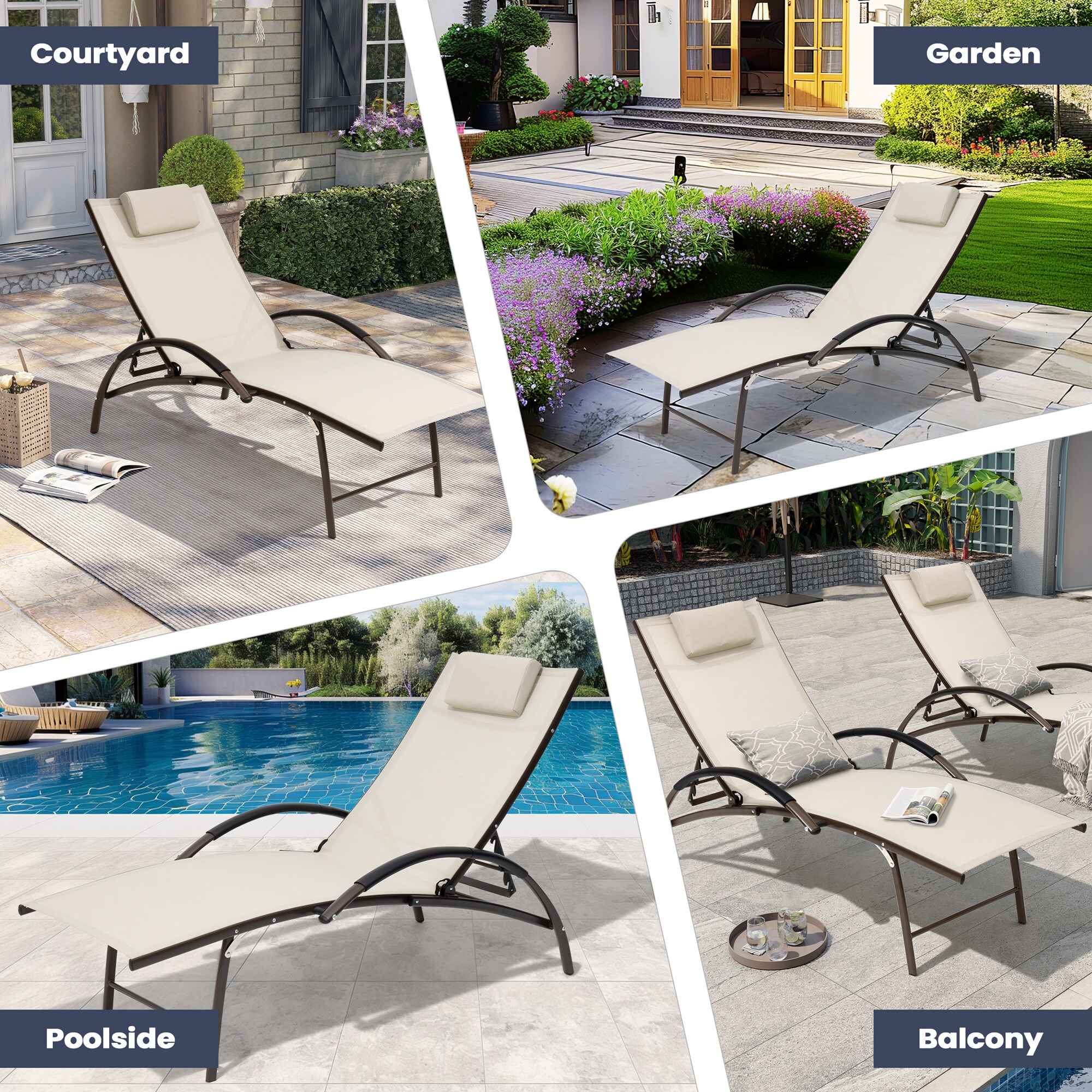 Crestlive Products CL-LG003TAN-2PC Patio-Chairs - View #4