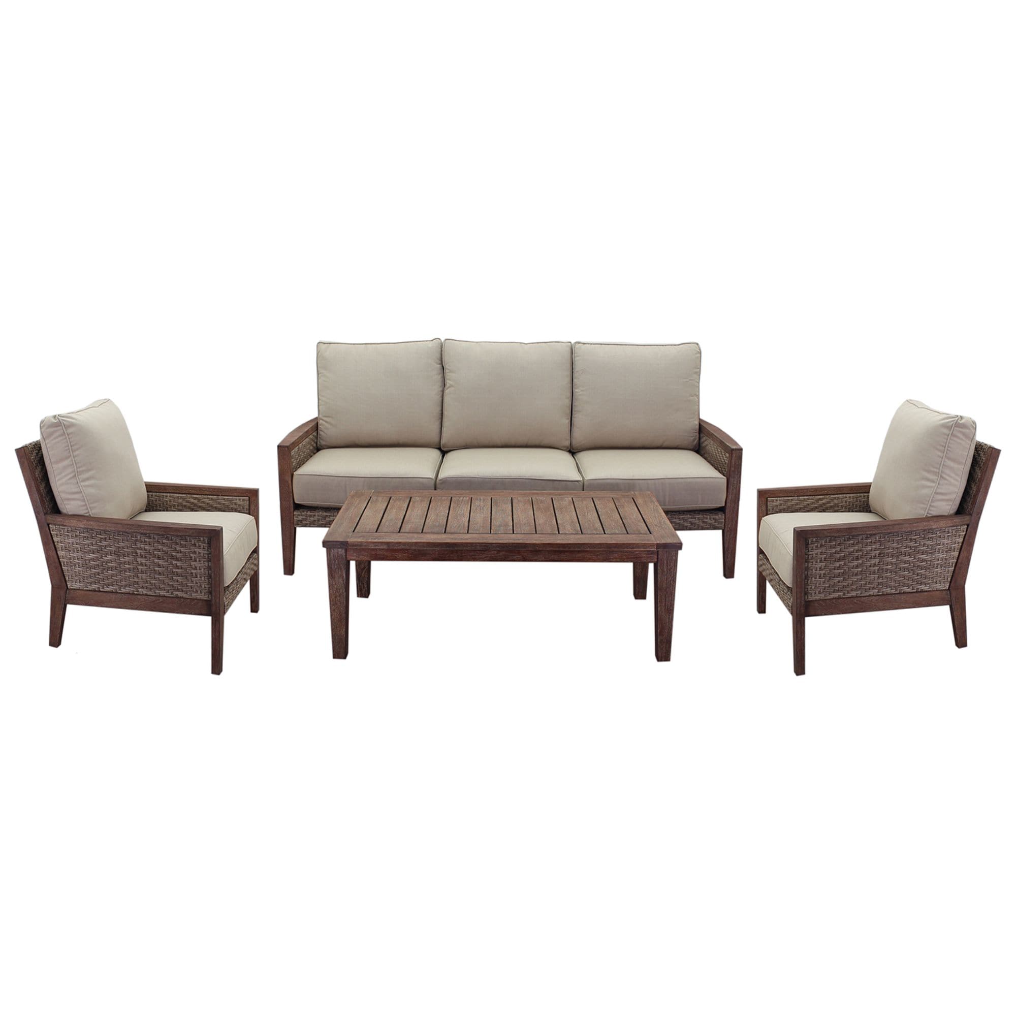 jj international hampton wicker patio sofa