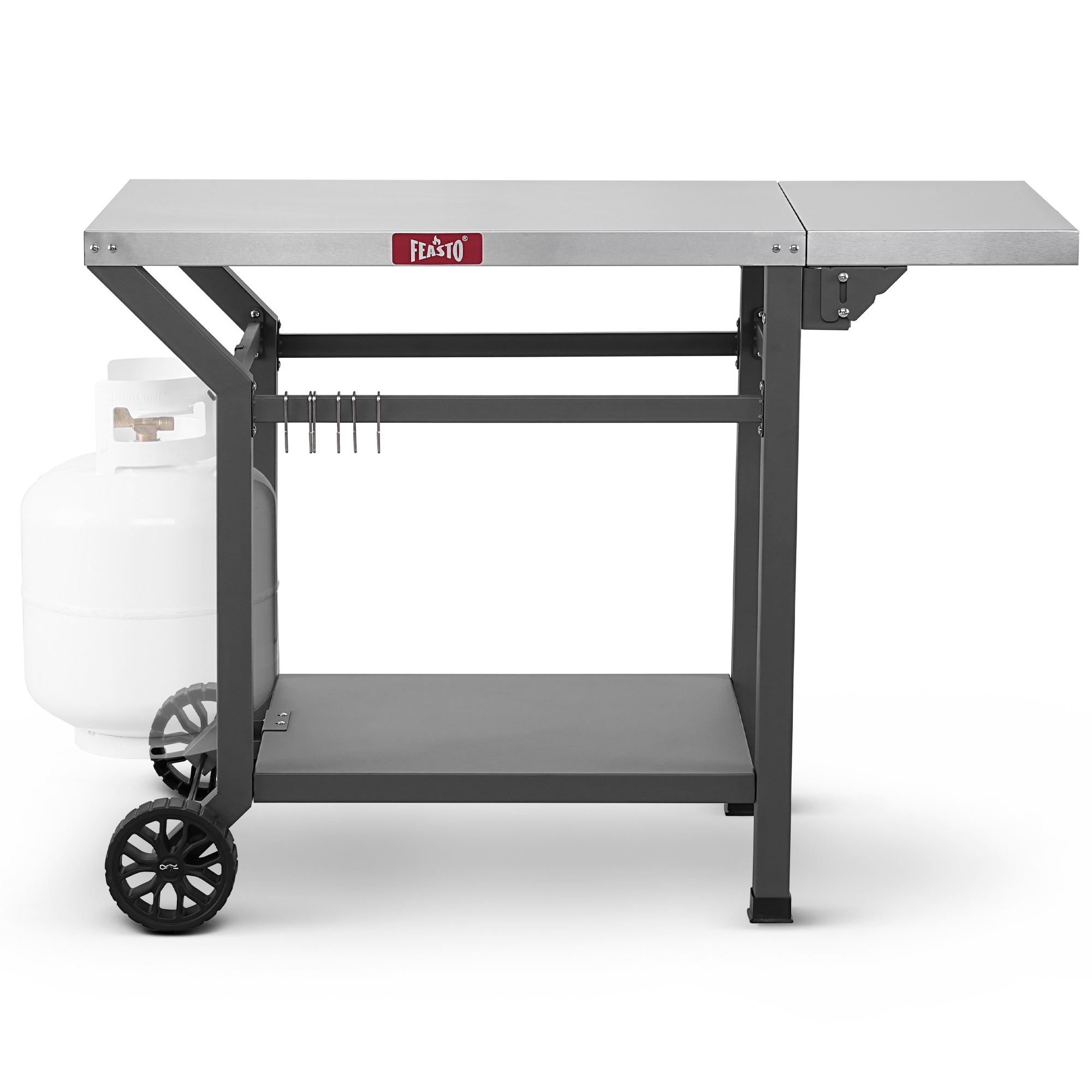 Feasto TF2037 Grill Table Black Steel Pizza oven table
