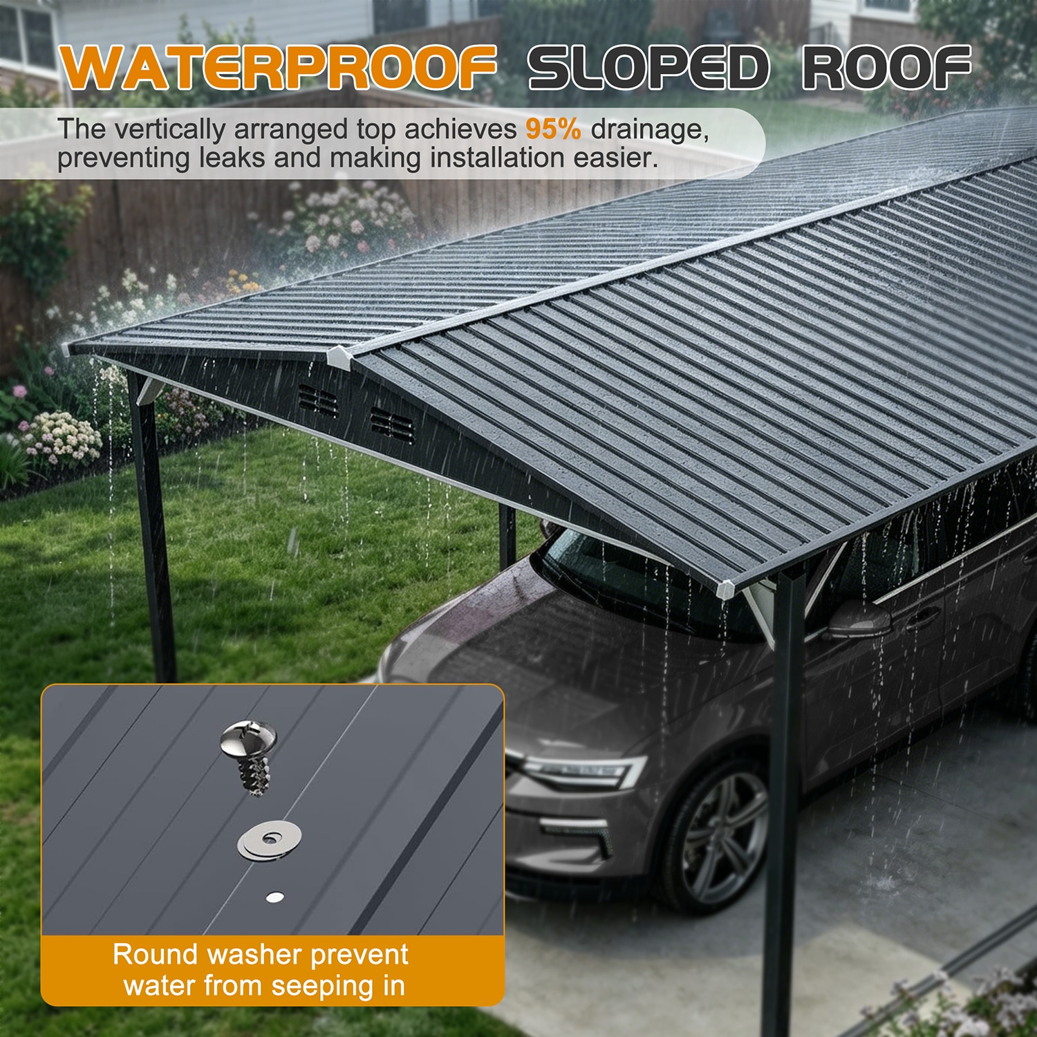 GZMR GM-QFW-00005 Carport-Covers - View #7