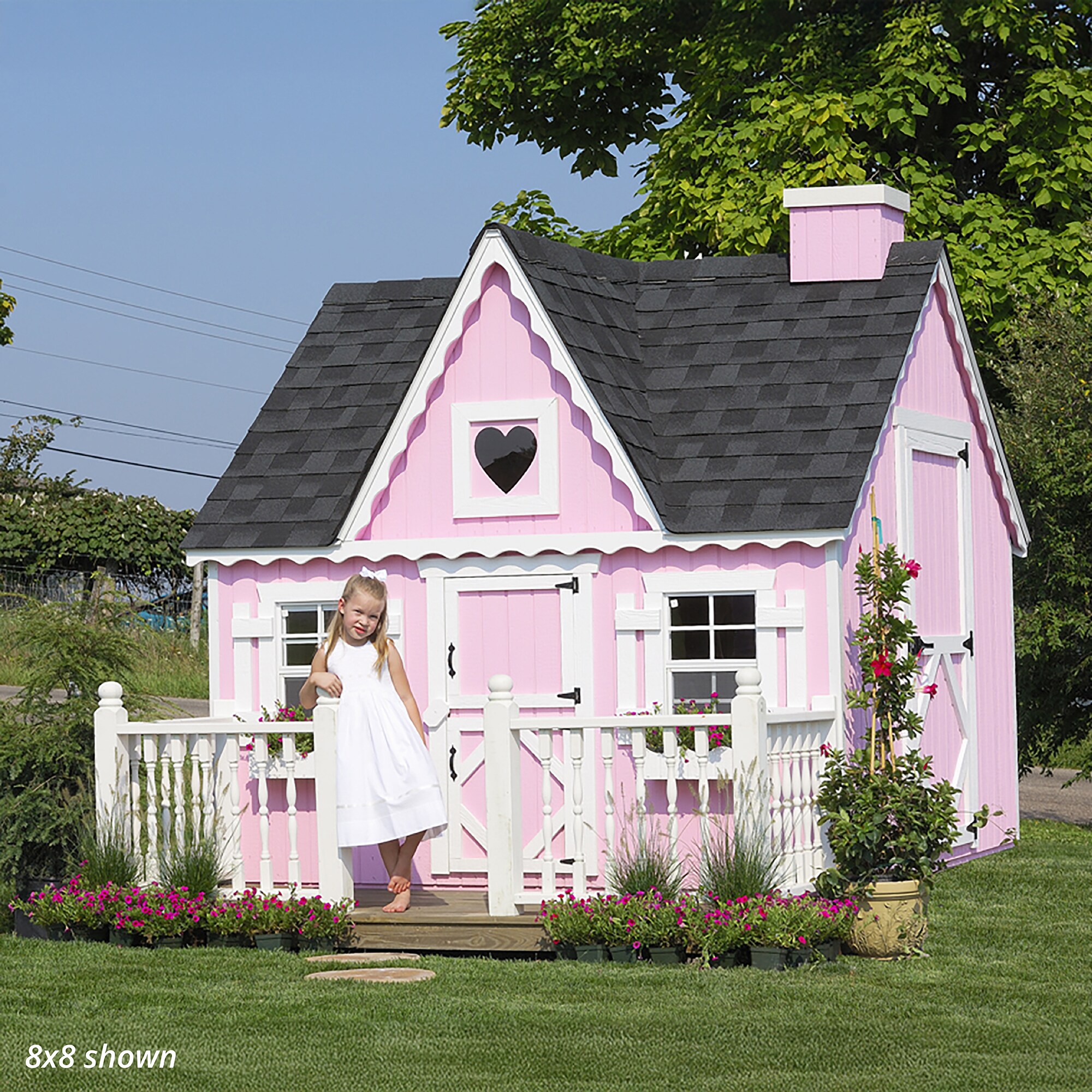 Little Cottage Co 8X8 VP-PNK-FK playhouses - View #6