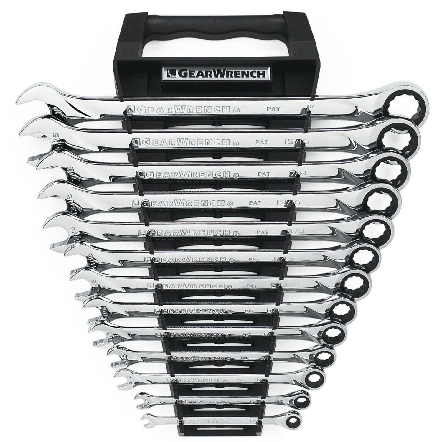 GEARWRENCH 13-Piece Set 12-point Standard (SAE) Ratchet Wrench