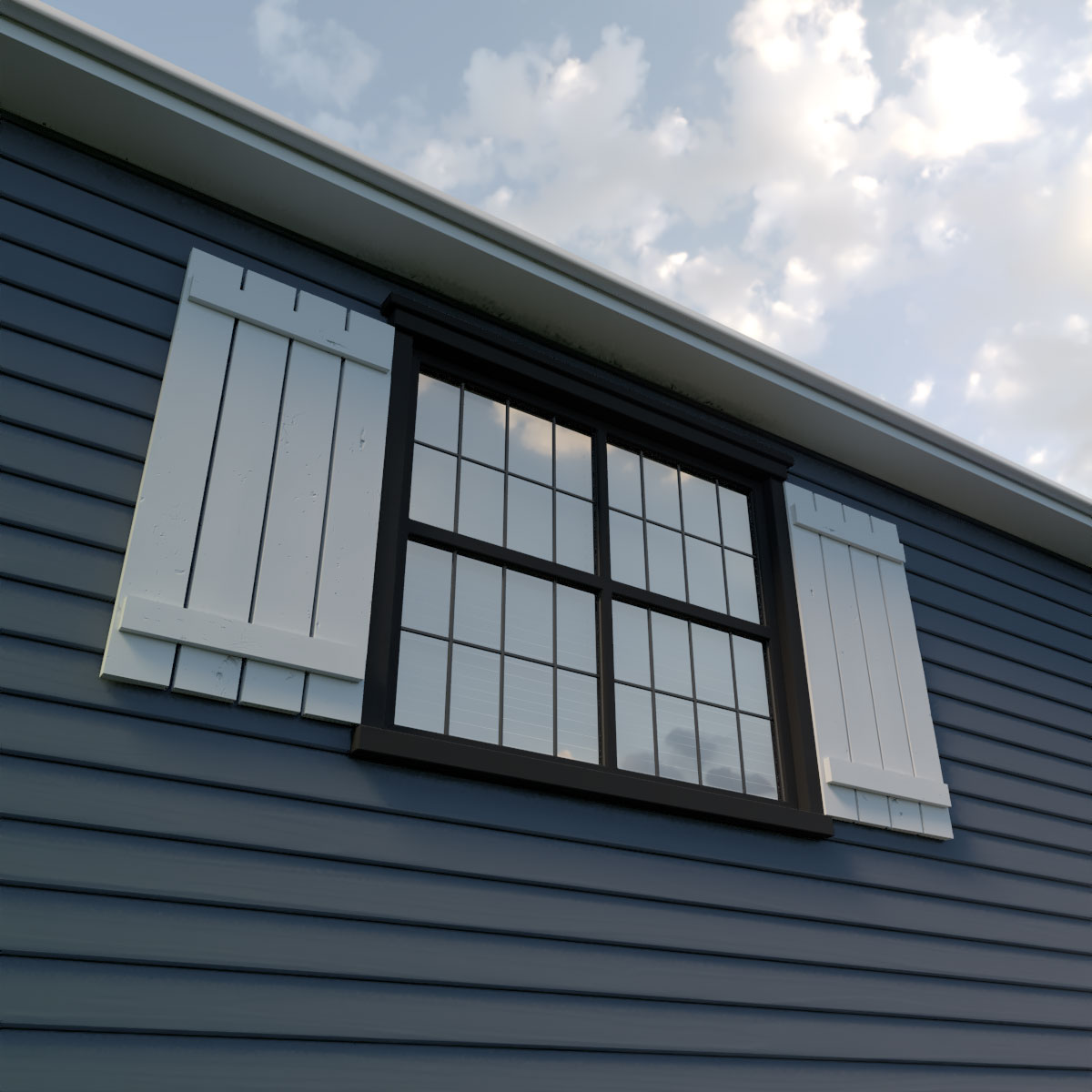 Ekena Millwork SHUBSS23X24KPPR Exterior-Shutters - View #7