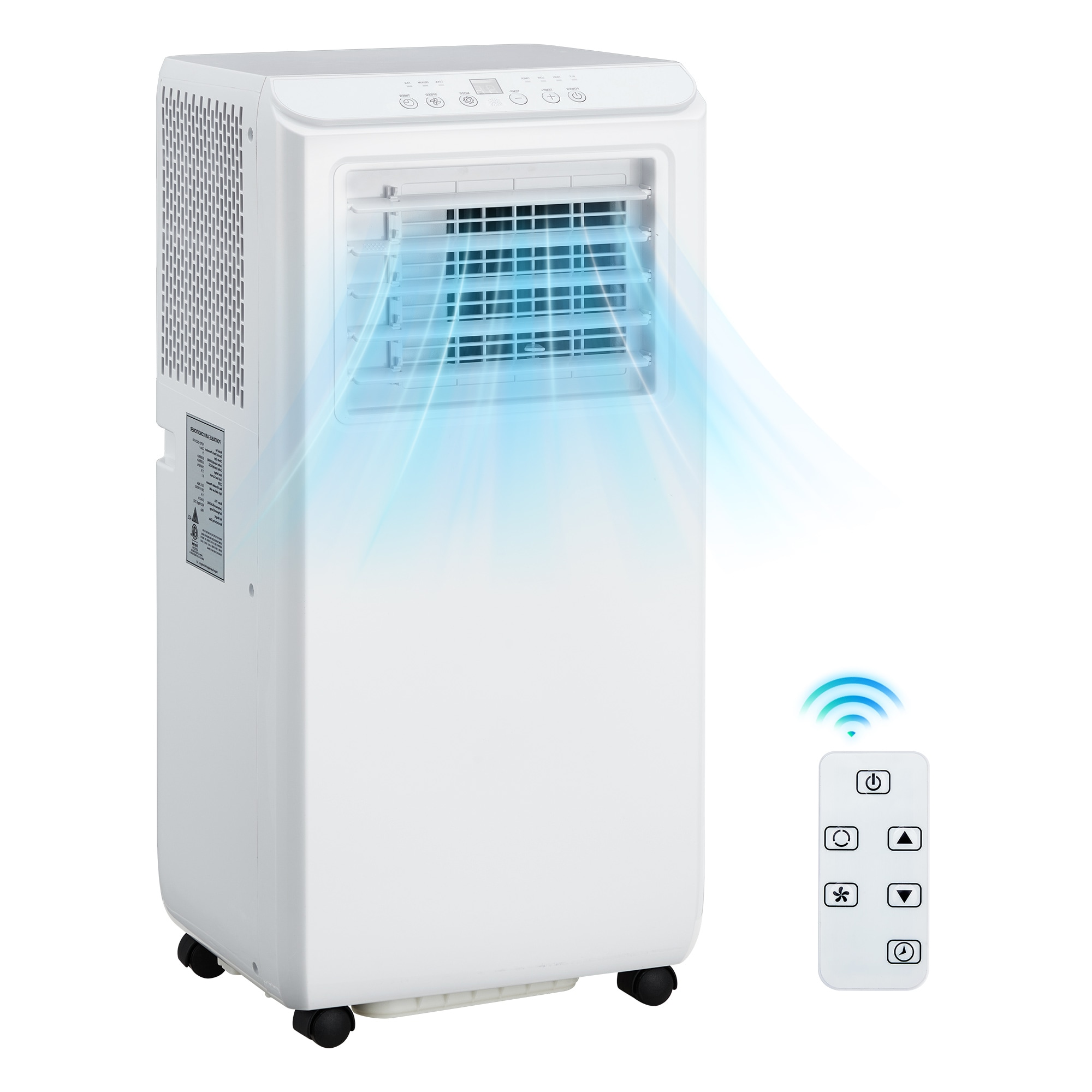 Garvee 3-in-1 Portable Air Conditioner 8000 BTU Quiet 50dB Remote Control LED Display 24H Timer Window Kit Fan Dehumidifier for Home Office Cools up to 350 Sq.Ft