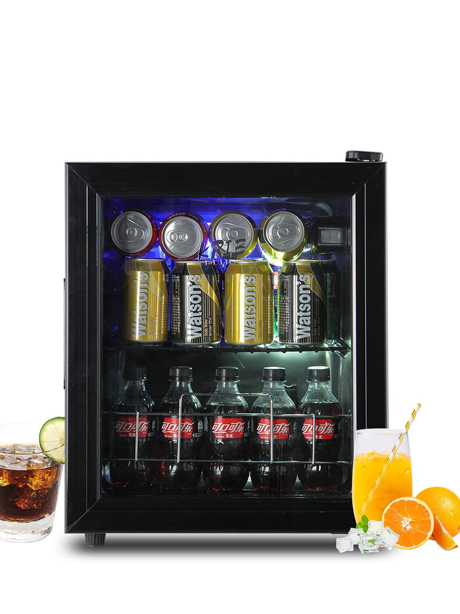 Jeremy Cass GJLWASH42 19.7-Inches W 10 -Bottles Black Built-in/Freestanding Indoor Wine Cooler