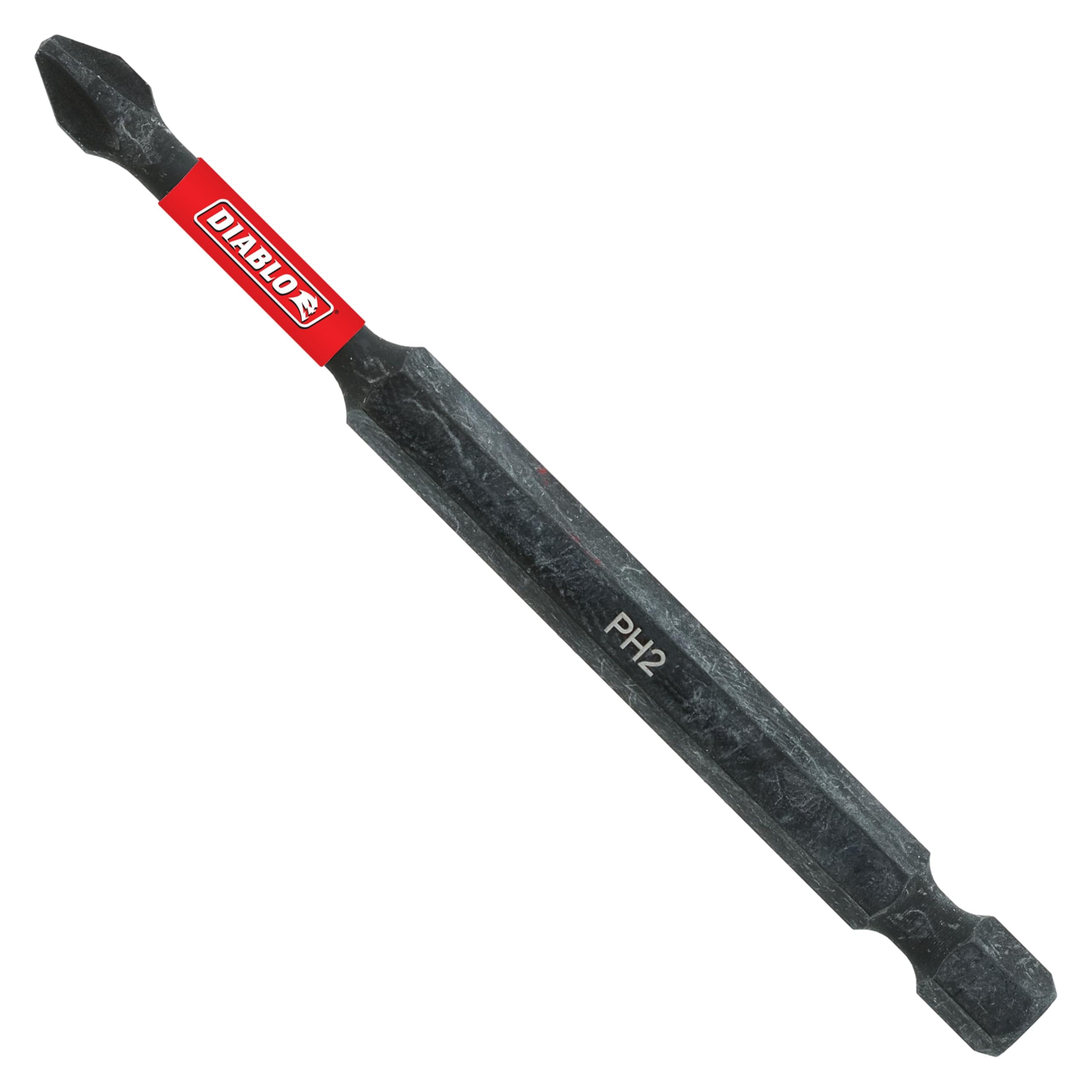 Diablo  Phillips Drive Bits with Anti-Slip Tip - Impact Strong #2 1/4 Hex Shank 3-1/2 Length - DPH235B