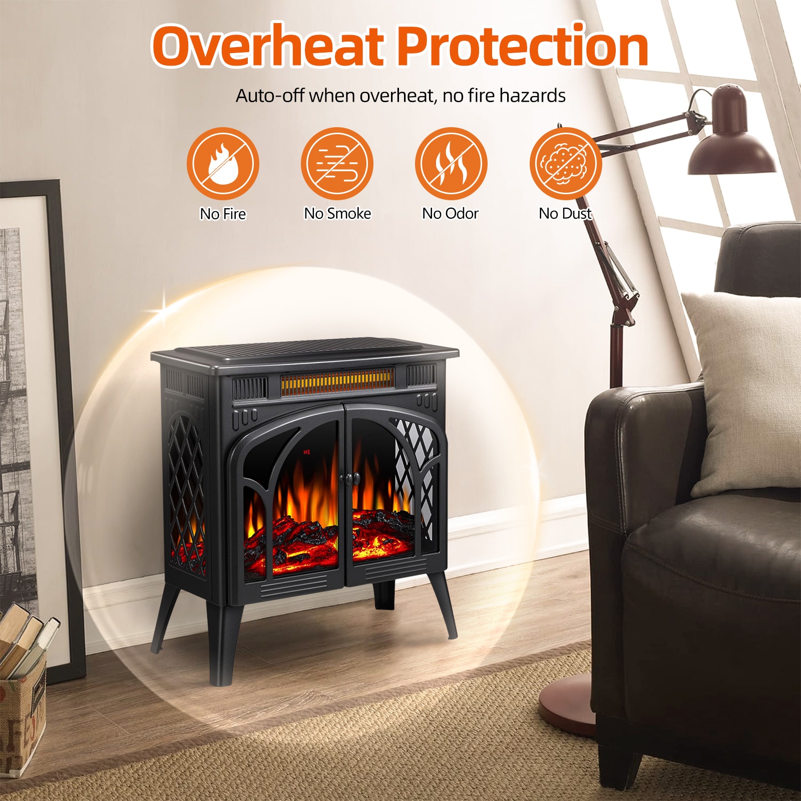 BANSA ROSE LLZJWL41705 Electric-Fireplaces - View #6