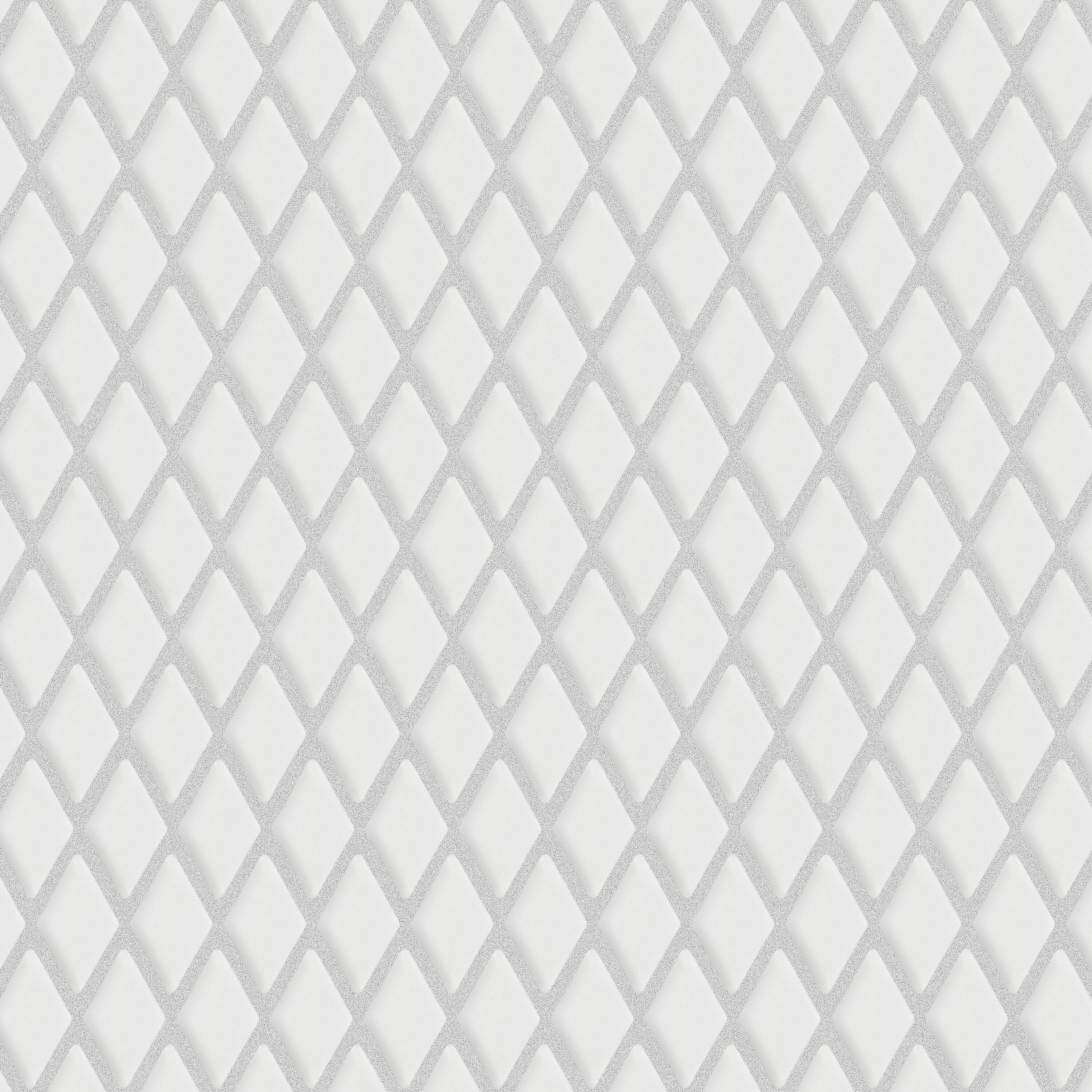 Affinity Tile FASEBDWT Expressions Beveled Diamond White 12-in x 12-in Multi-finish Glass Mosaic Floor and Wall Tile ( 9.9-sq ft Carton