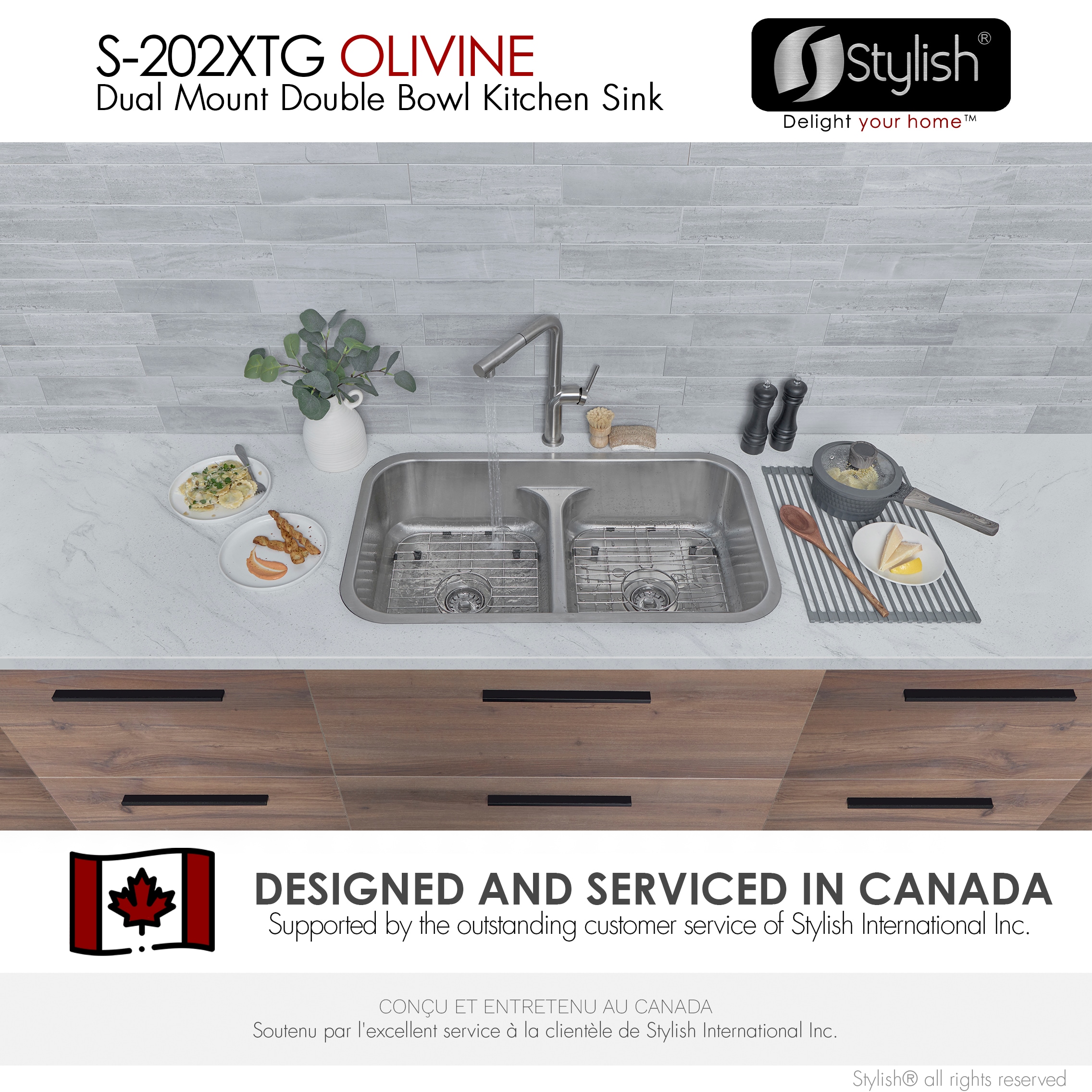 Stylish S-202XTG Kitchen-Sinks - View #11
