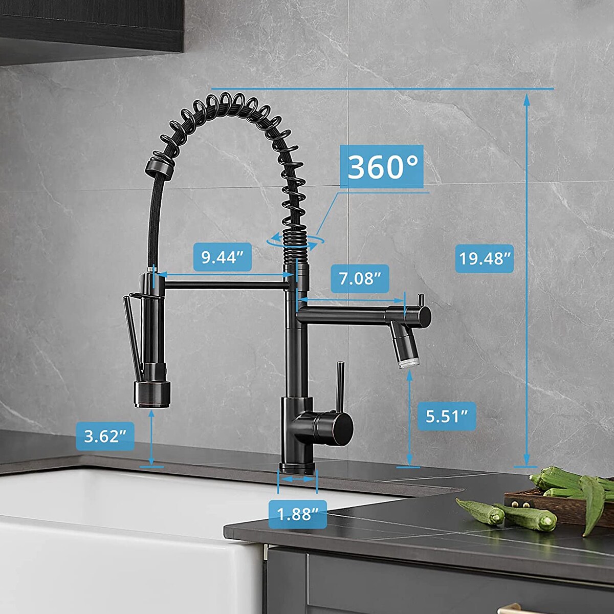 Fapully FA-B-1006ORB-LED Kitchen-Faucets - View #6