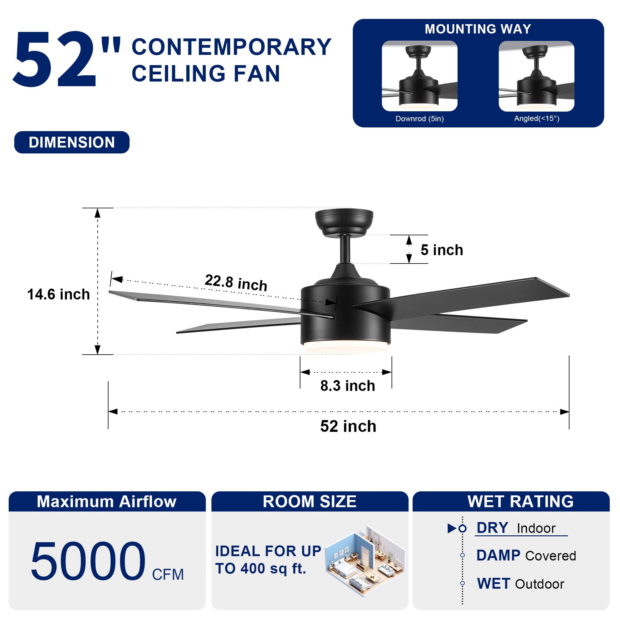 YUHAO LSAC1084BK524 Ceiling-Fans - View #8