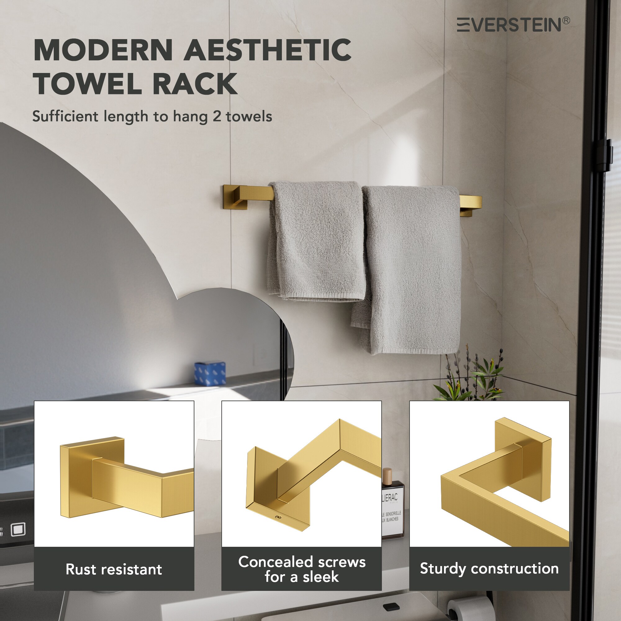 EVERSTEIN Q-820-OTOP Decorative-Bath-Hardware-Kits - View #7
