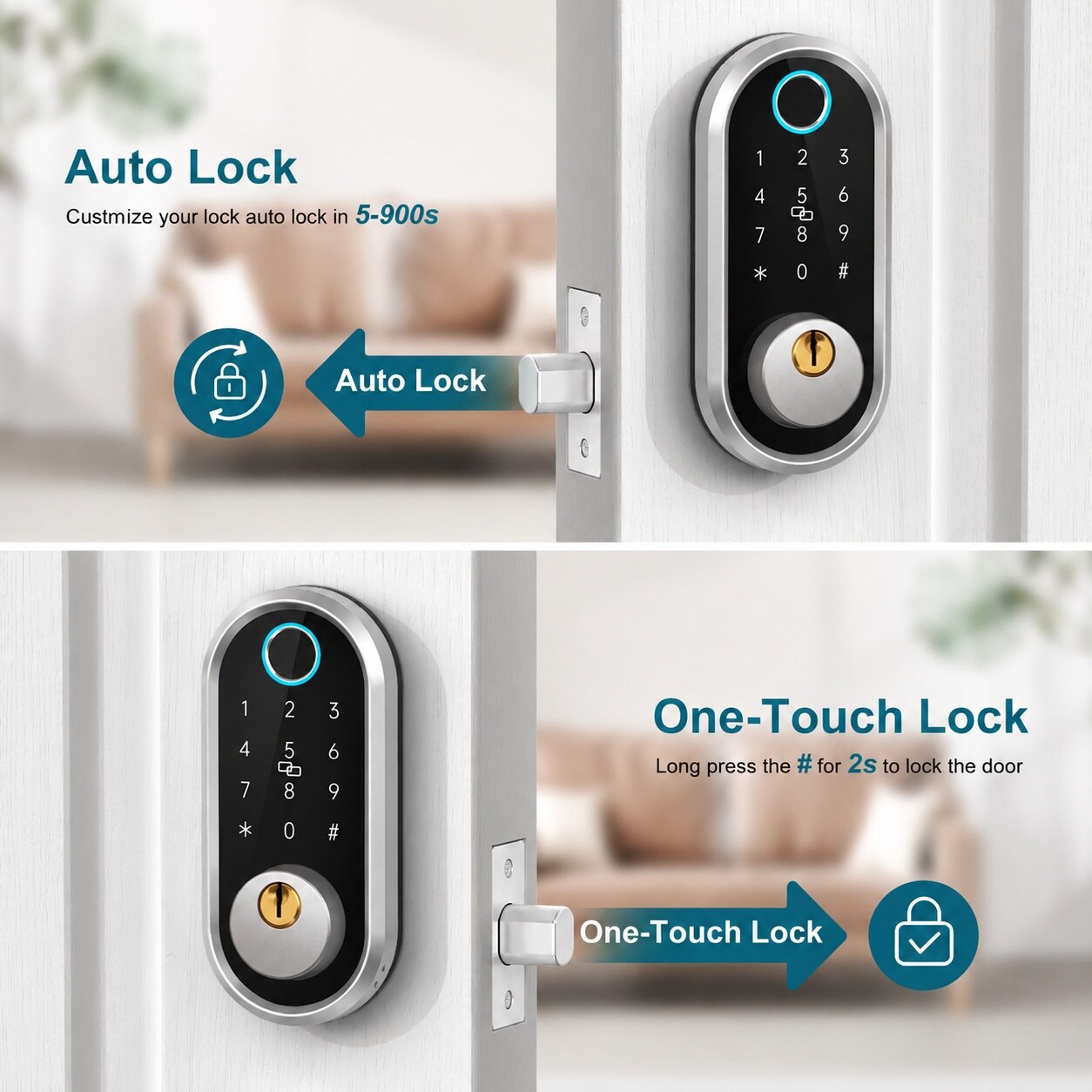 AKSCYZM LAK0805K427 Electronic-Door-Locks - View #6