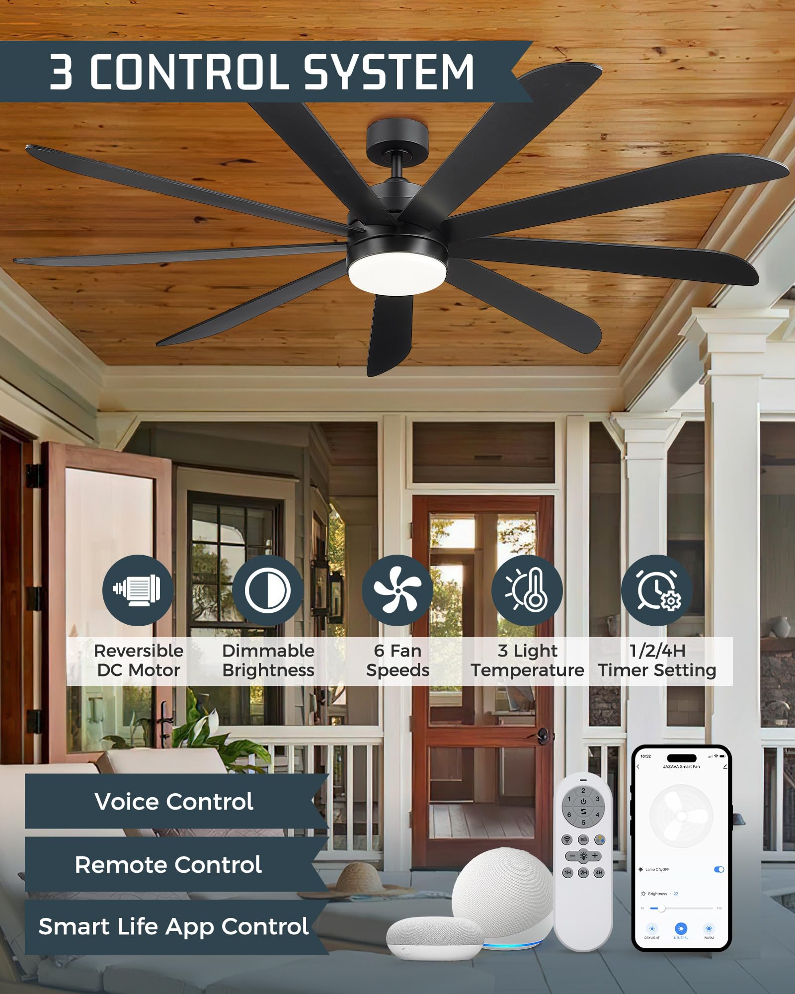 LTMATE LSLT-CF03-BK Ceiling-Fans - View #4