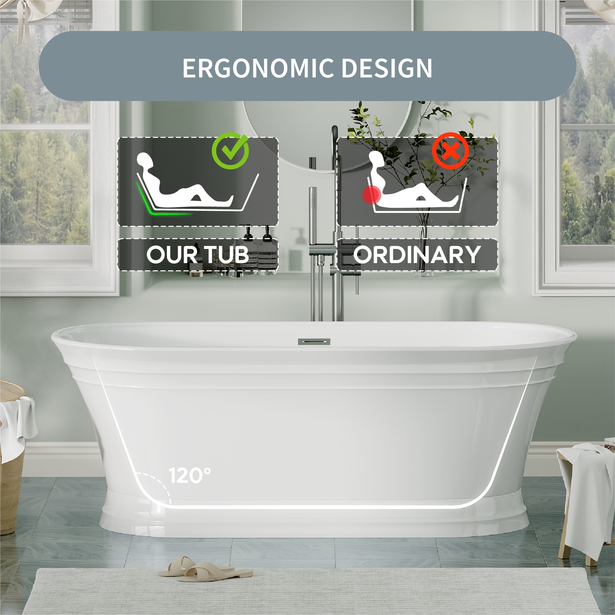 Forclover CLR-P203352 bathtubs - View #5