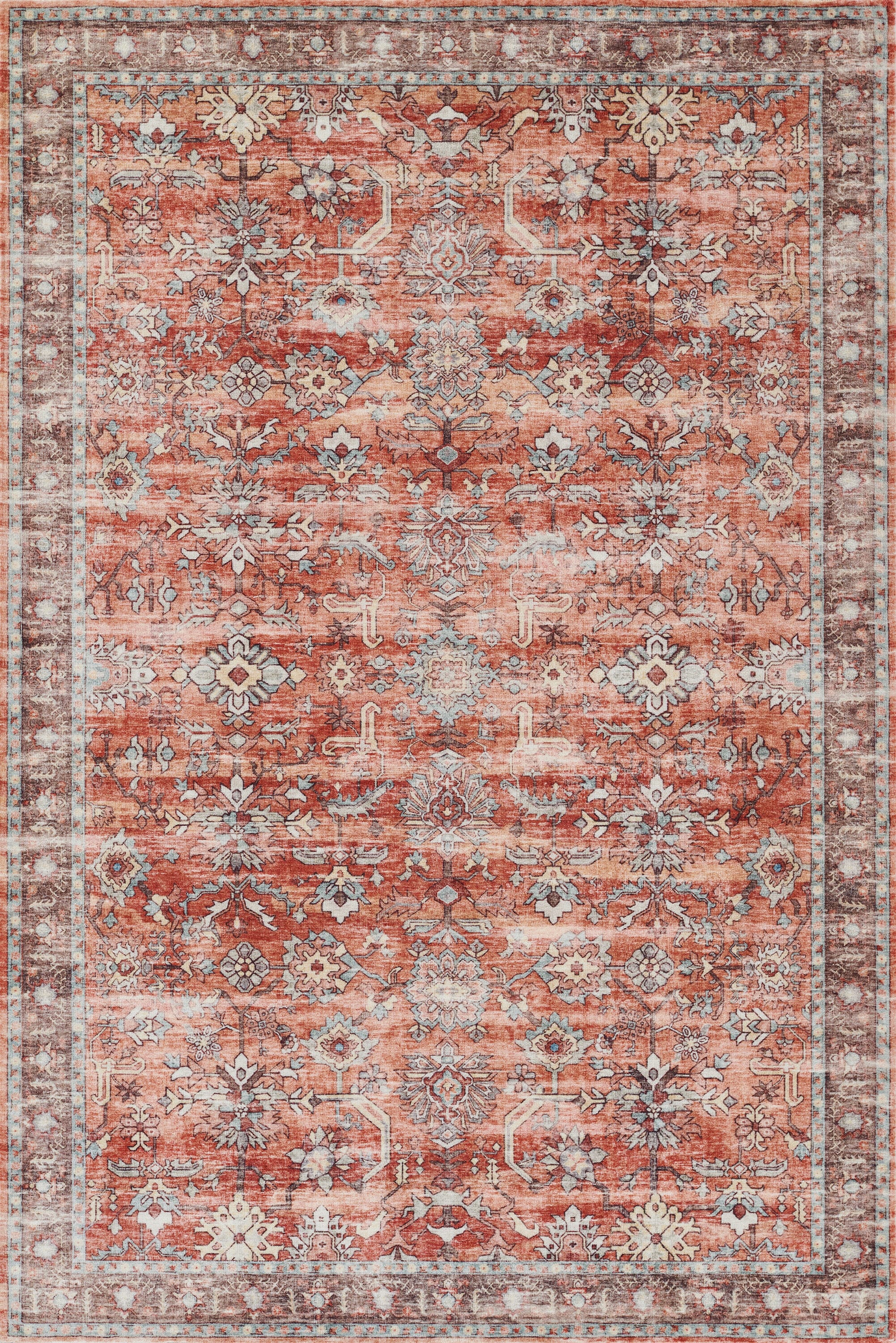 Momeni Sultana 6 X 9 Ft. Copper Indoor Transitional Area Rug - Vintage ...