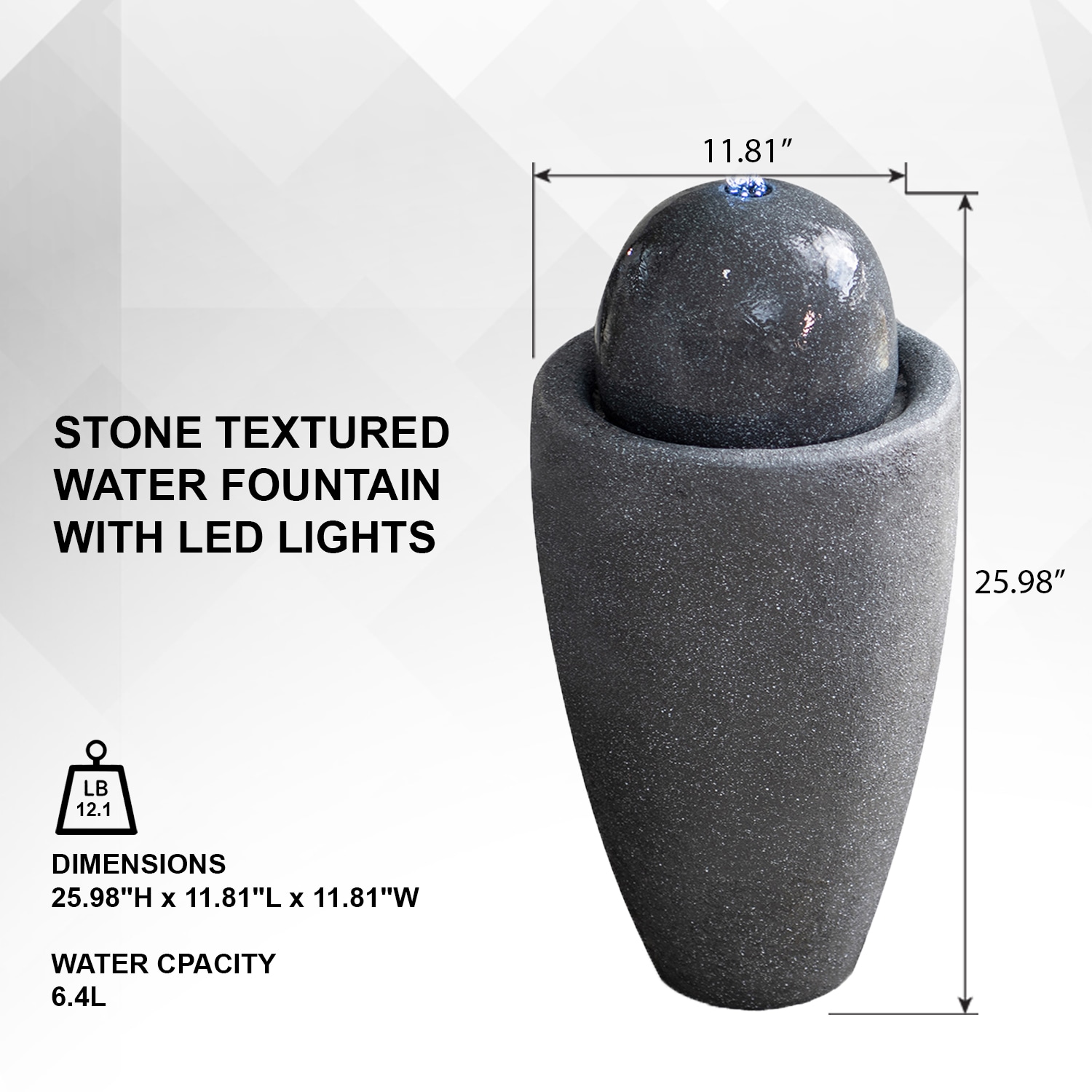 XBrand LW3854BLU fountains - View #7