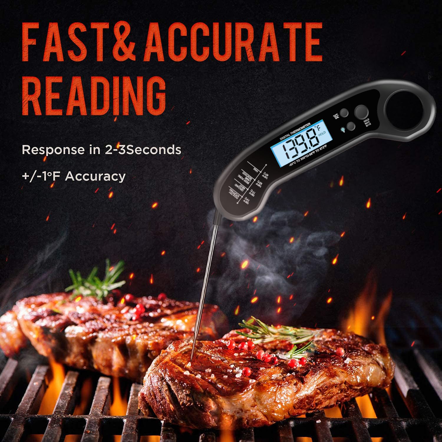 Etokfoks LETH33HBL Meat-Thermometers - View #2