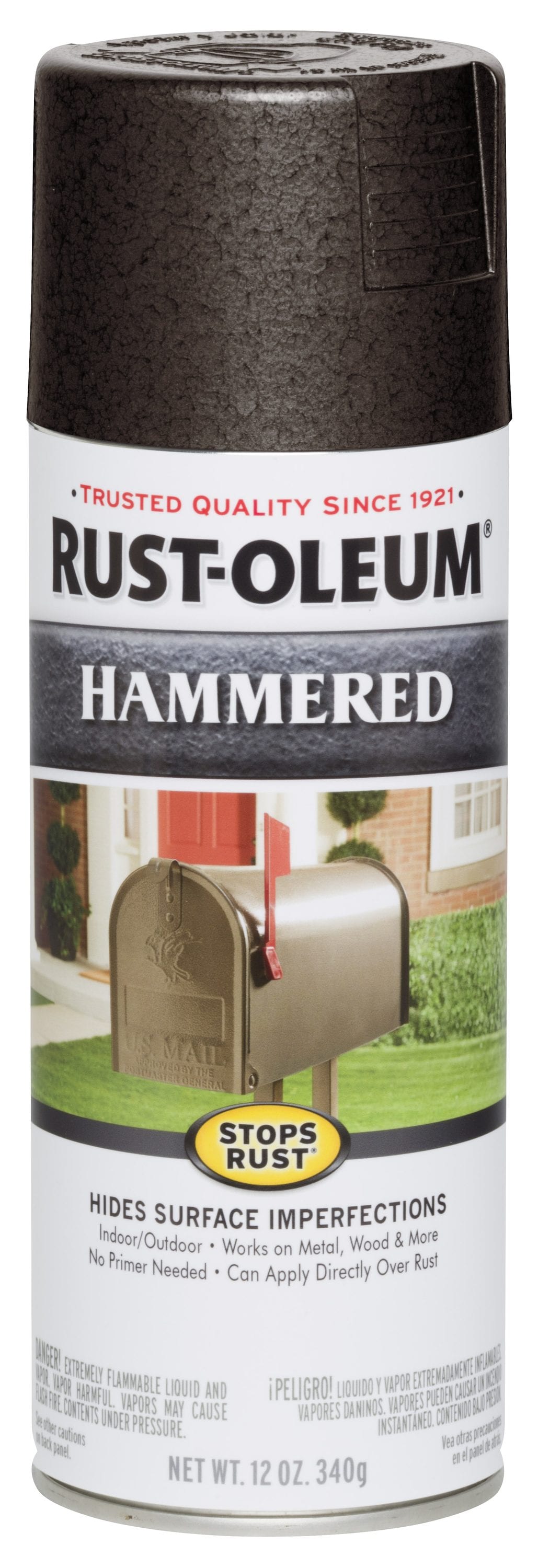 RUST-OLEUM® 258199 12-Ounce Dark Bronze Hammered Spray Paint at Sutherlands