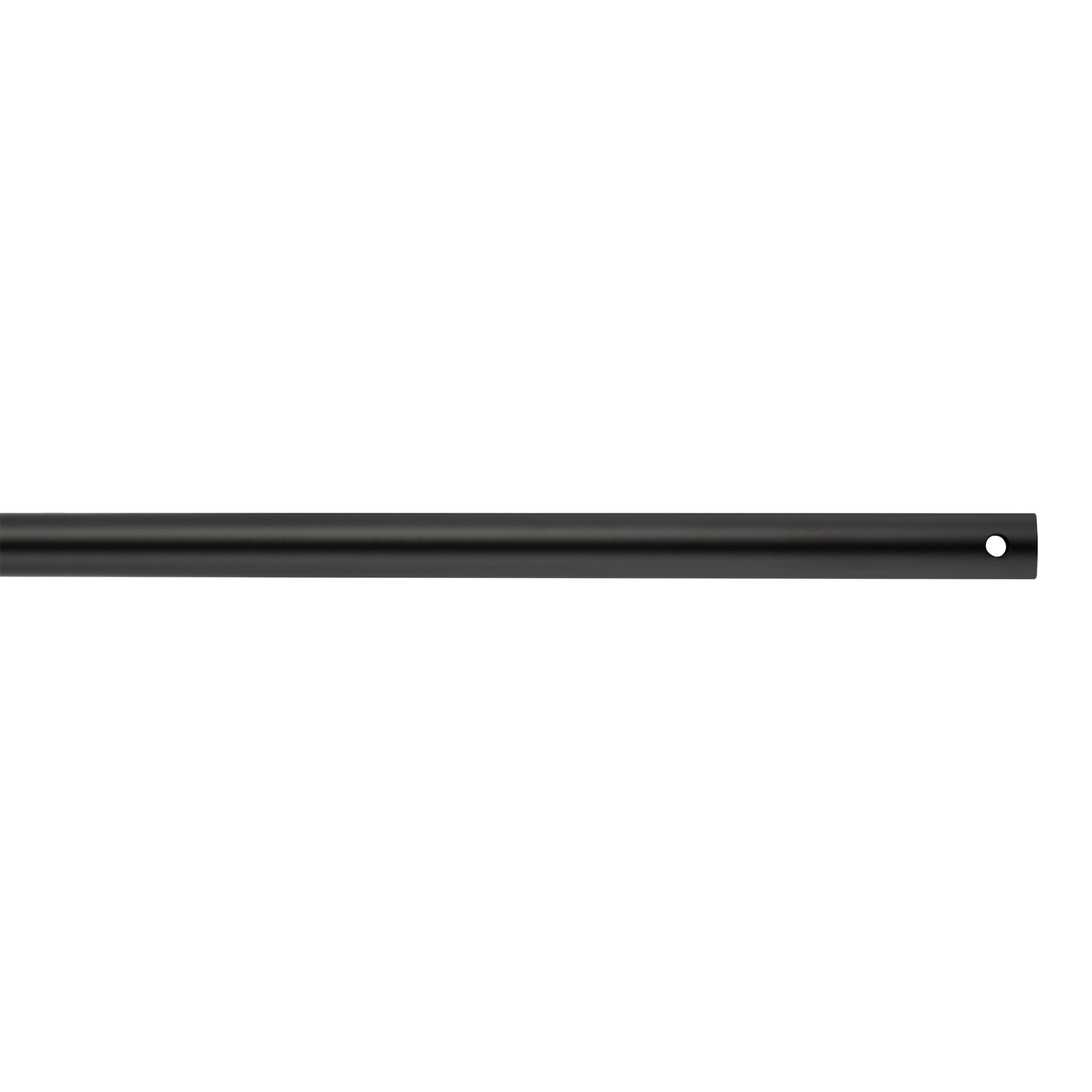 Generation Lighting DR48BK Matte Black Extension Downrod 48-in Matte Black Steel Indoor Downrod