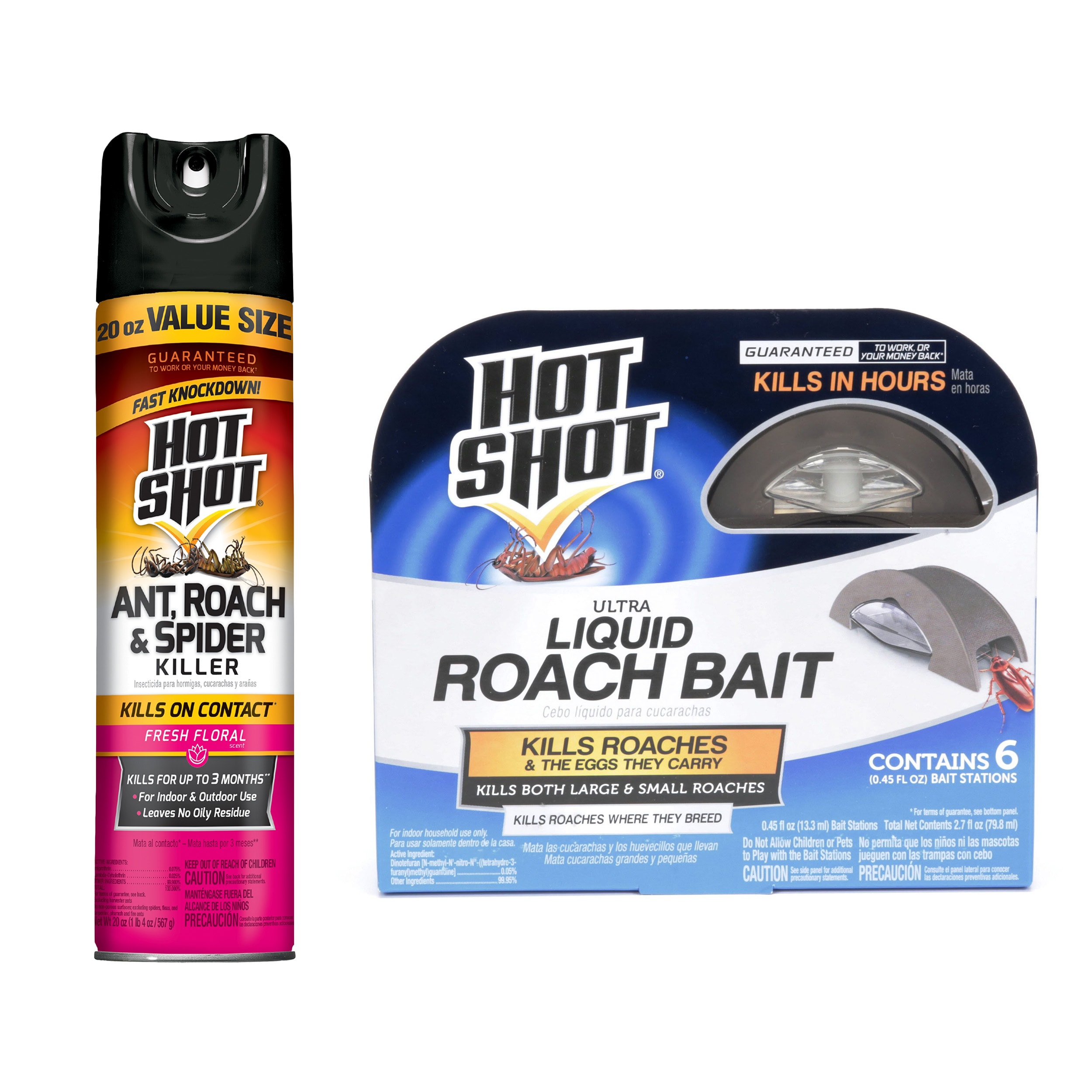 Hot Shot Ant, Roach and Spider Killer-Fragrance Free 20-oz