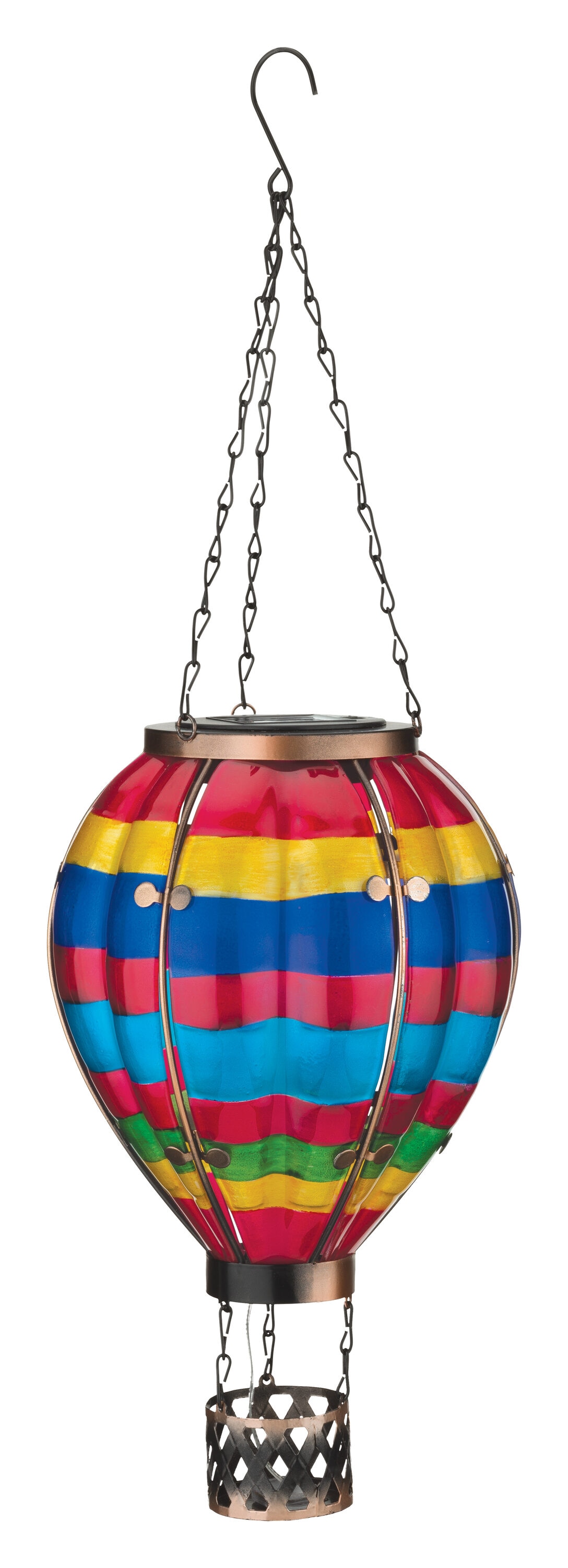 Regal Art & Gift 13512 7.5-in x 23.5-in Multi Metal LED light Outdoor Decorative Lantern