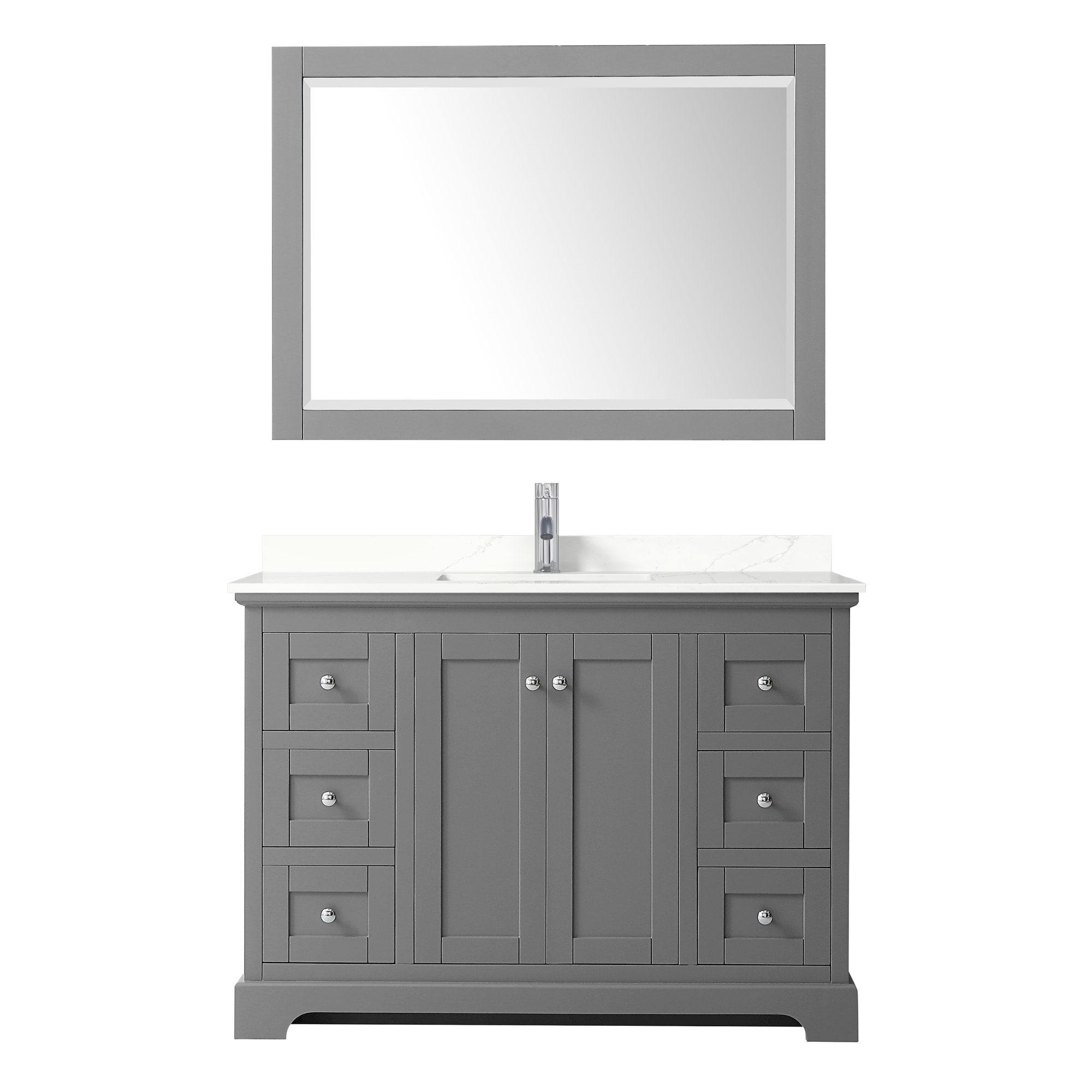 Wyndham Collection WCV232348SKGGTUNSM46 Bath-Vanity-Combo - View #2